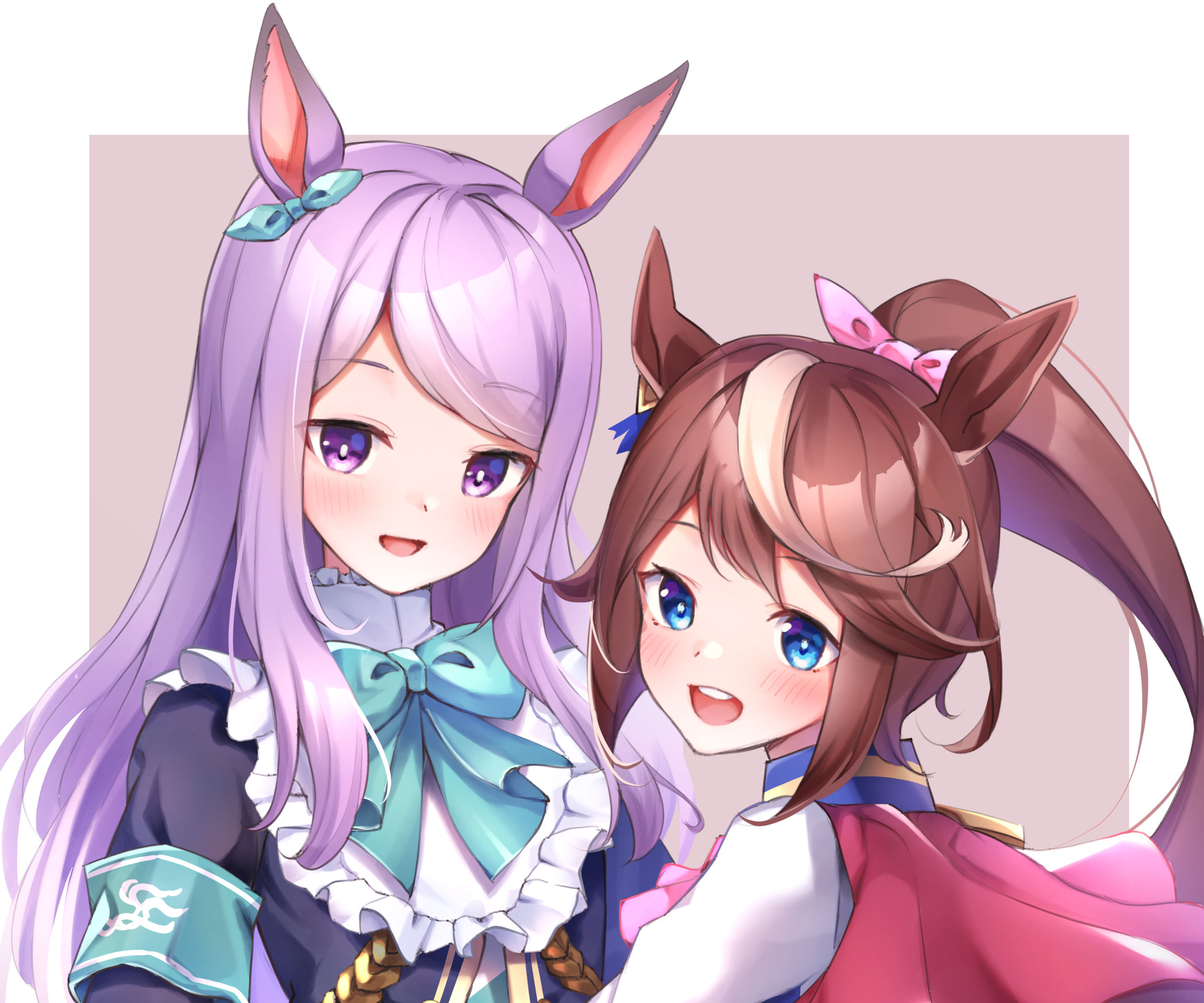 Mejiro McQueen and Tokai Teio from Uma Musume: Pretty Derby HD Wallpaper