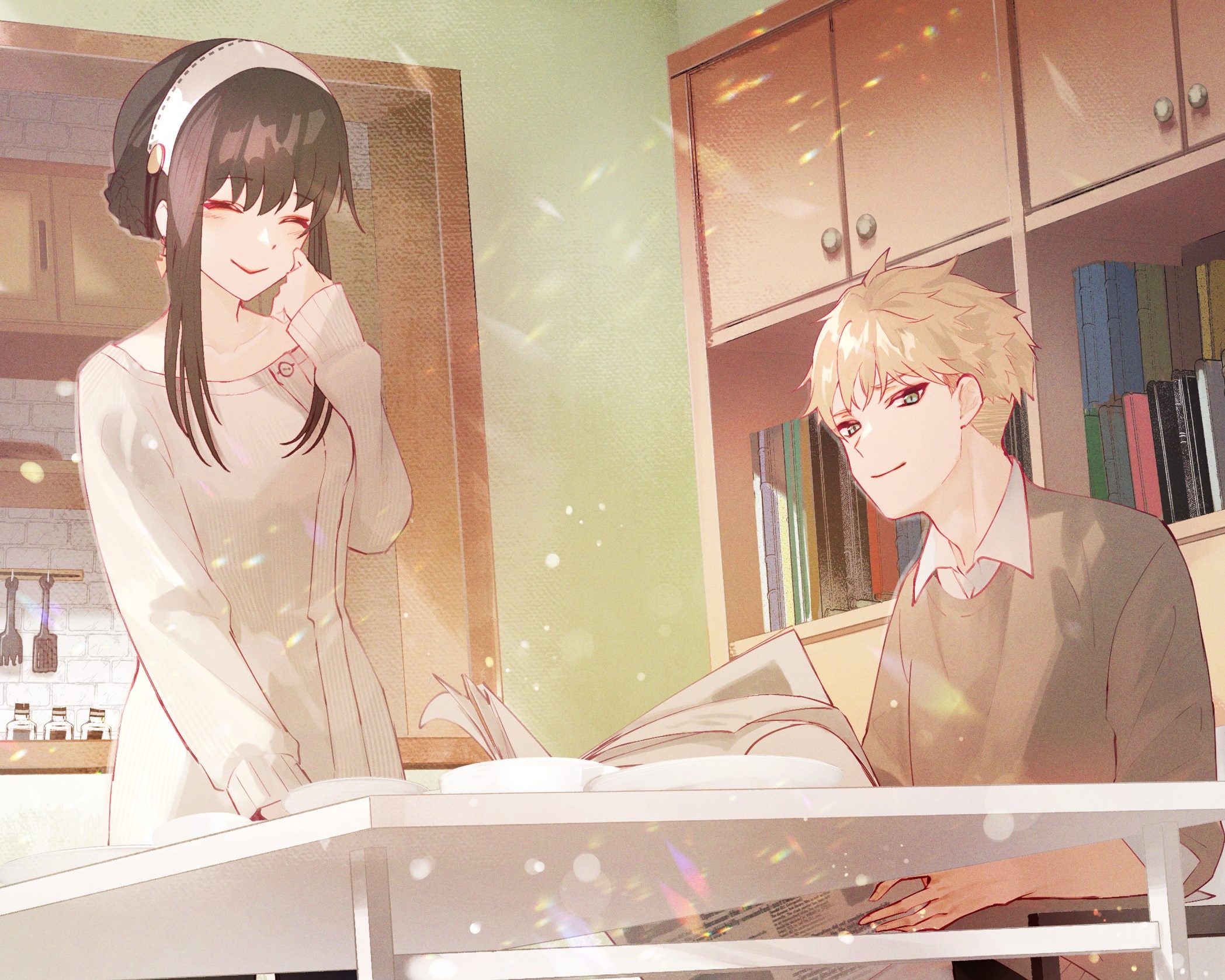Loid and Yor Forger from Spy X Family HD Wallpaper