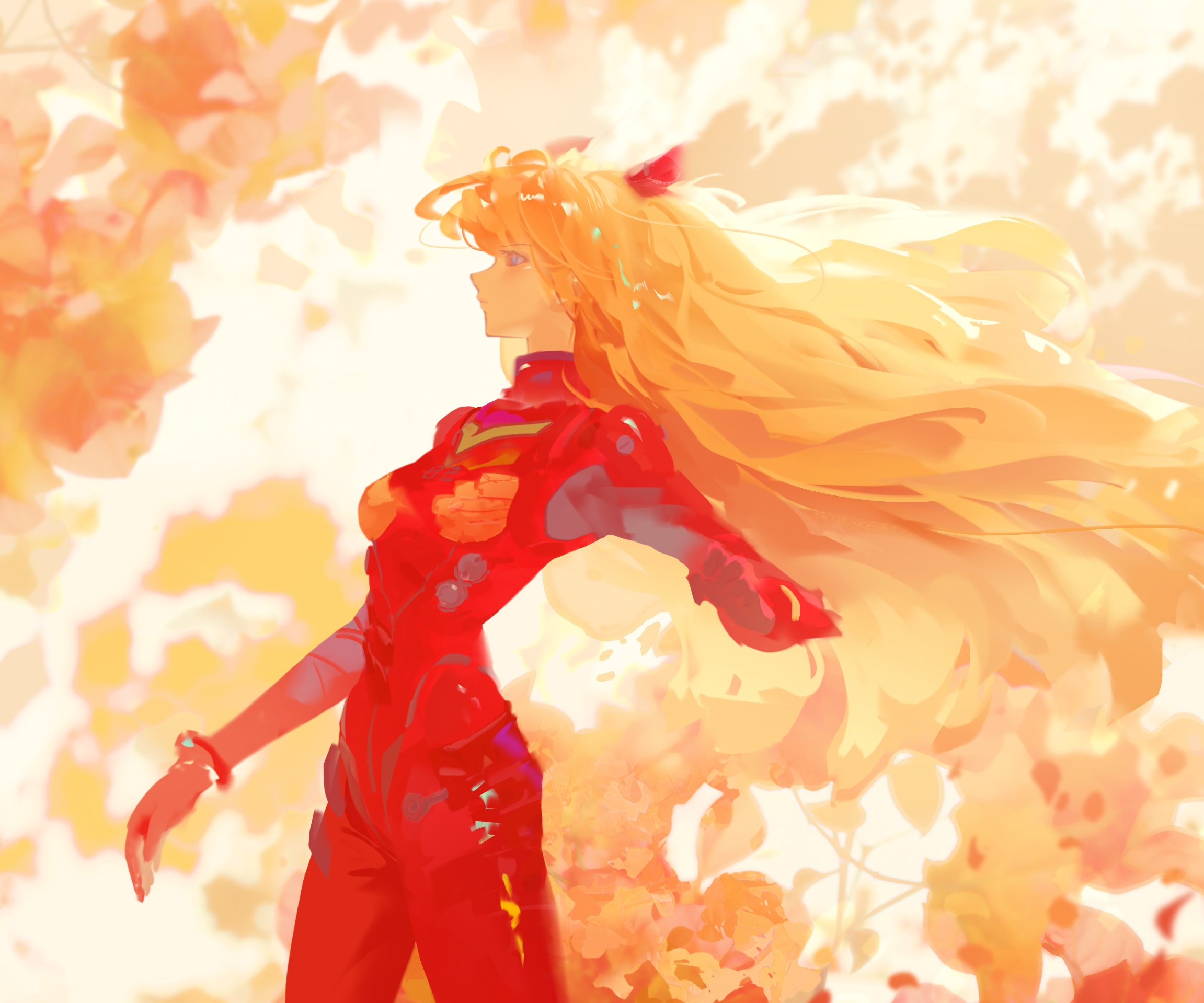 Asuka Langley Soryu from Neon Genesis Evangelion HD Wallpaper