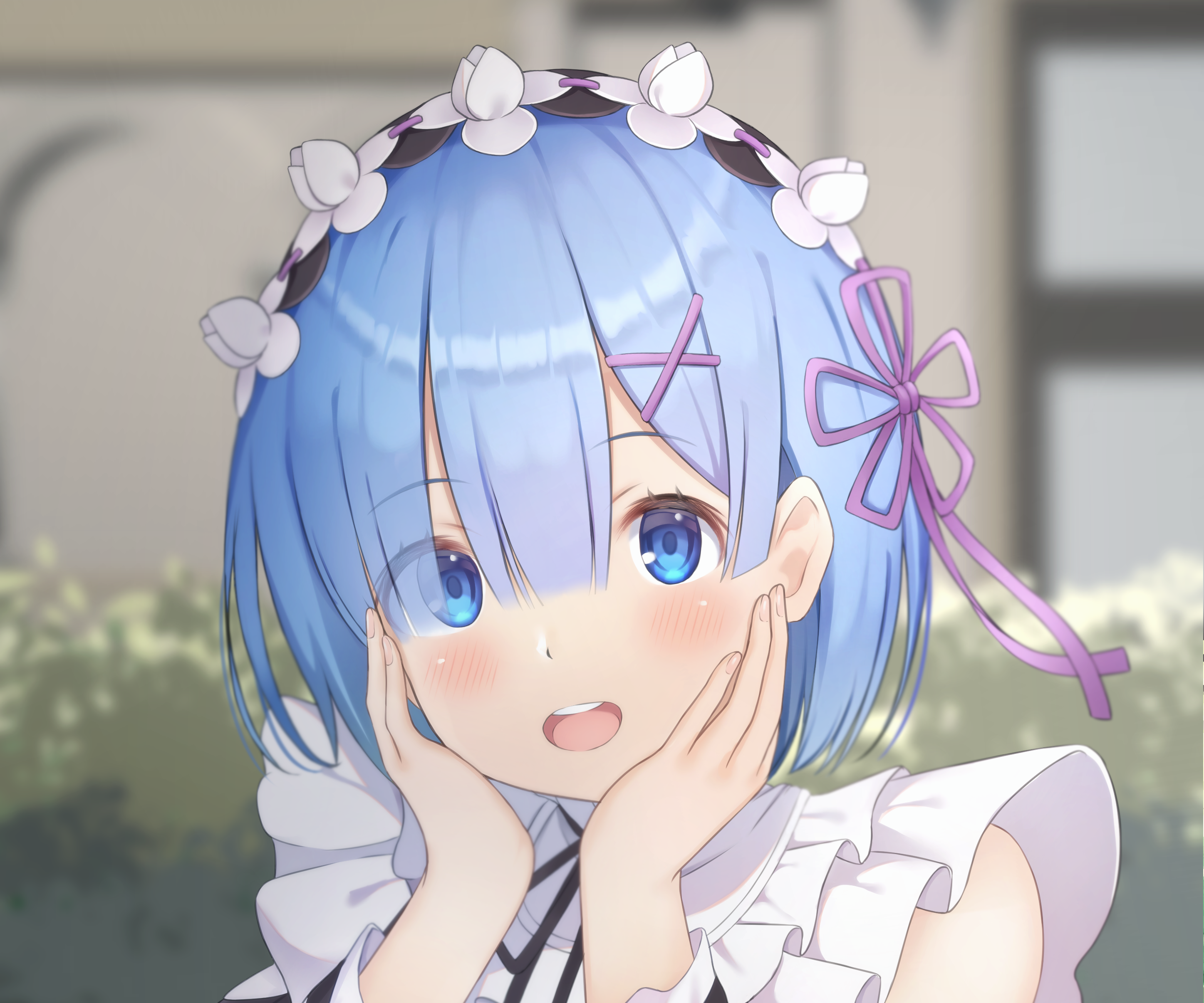 Rem from Re:ZERO -Starting Life In Another World- HD Wallpaper
