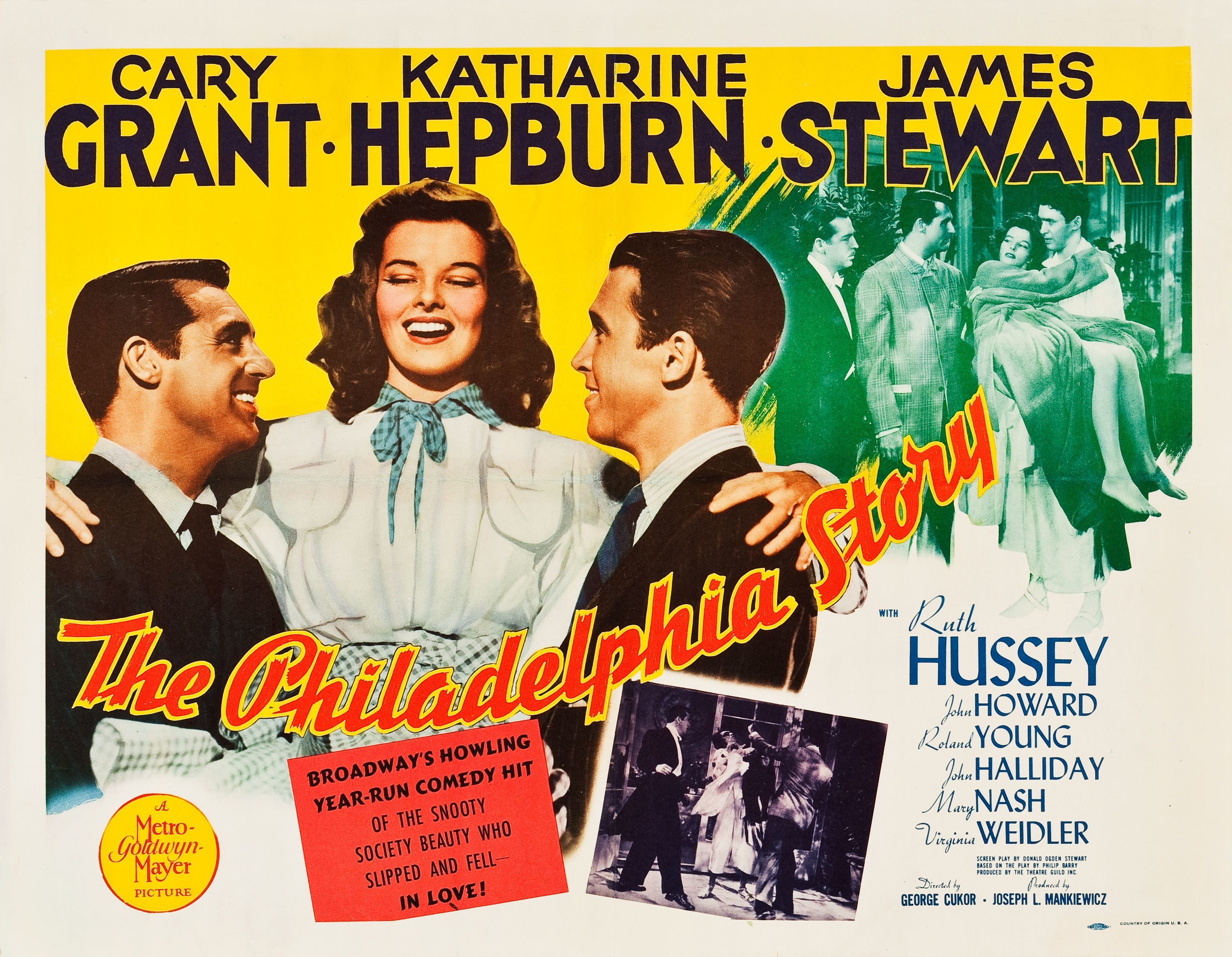 The Philadelphia Story Movie Poster HD Wallpaper