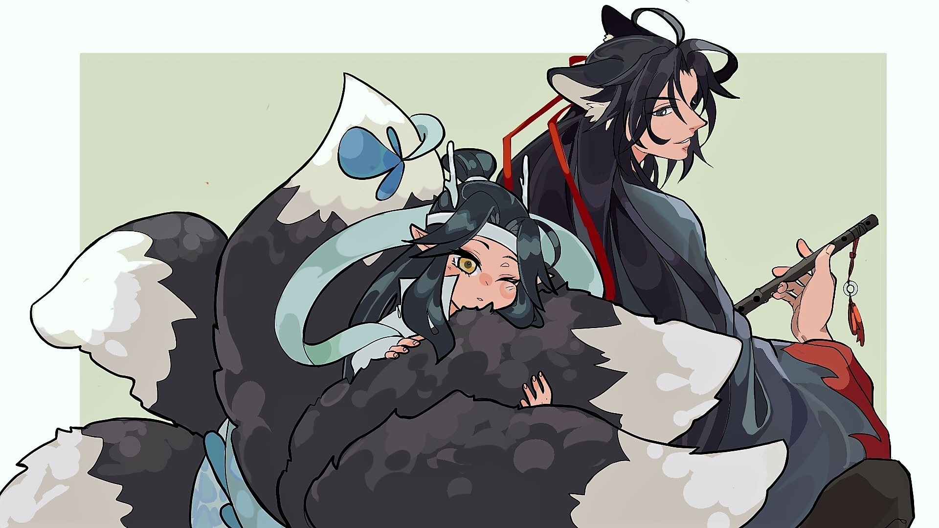 Wei Wuxian and Lan Wangji from Mo Dao Zu Shi HD Wallpaper