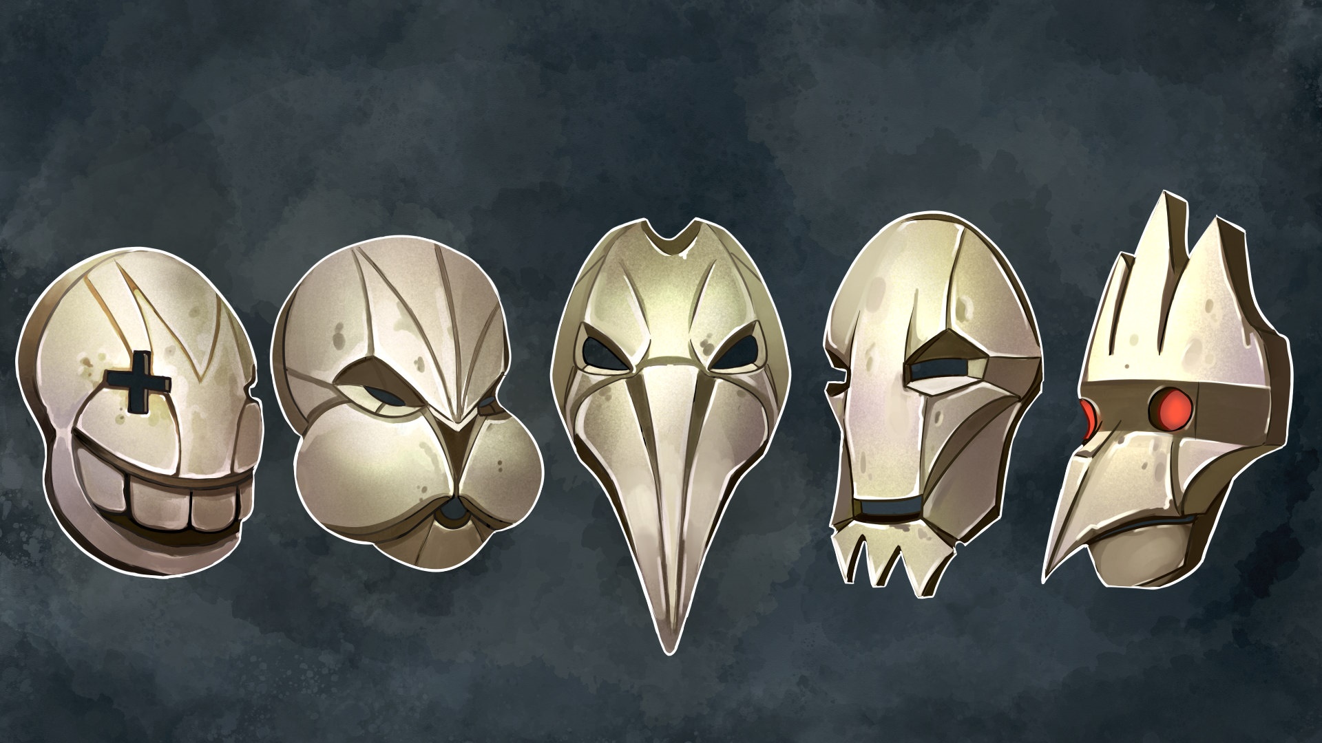 The Alchemists masks HD Wallpaper