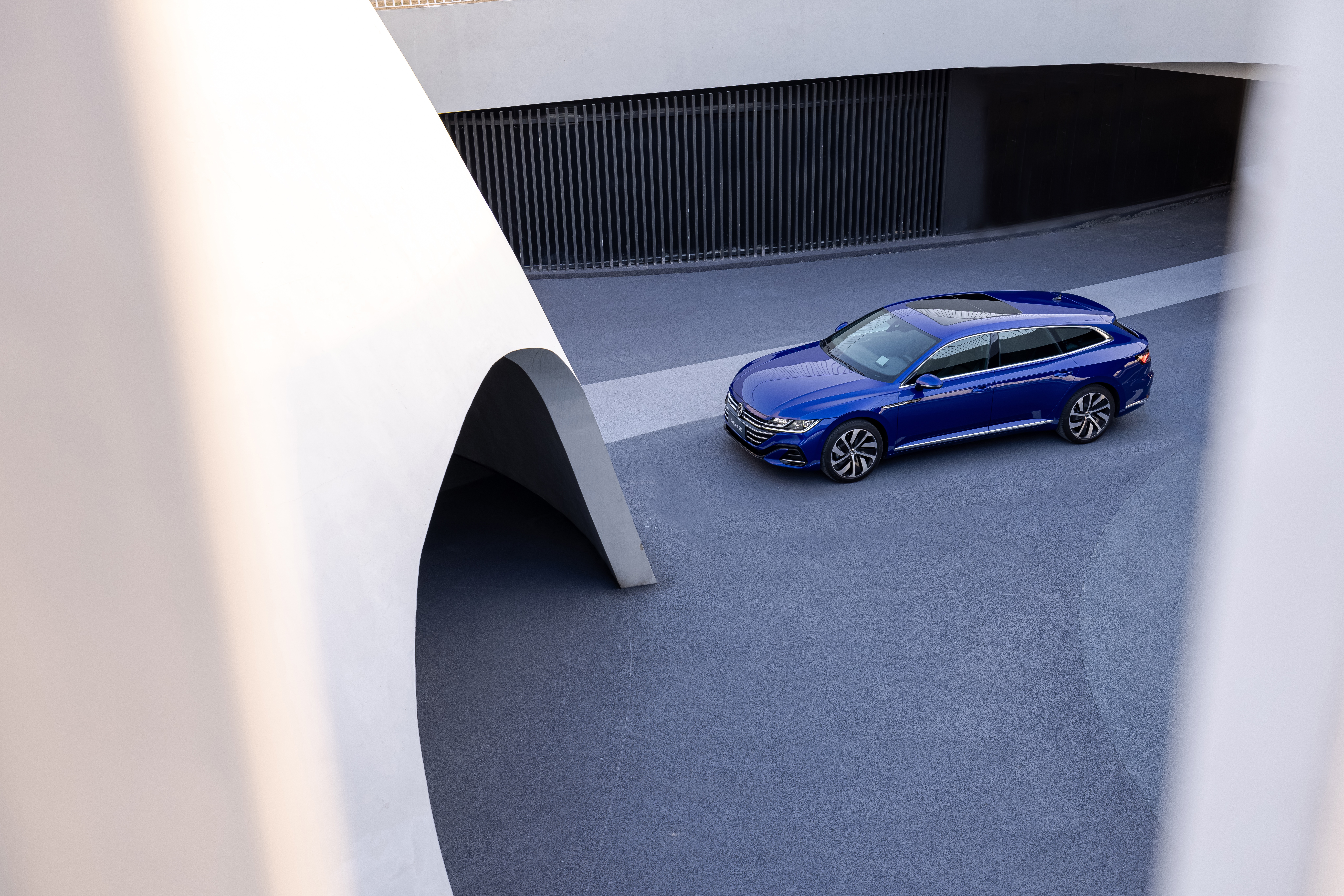 Blue Volkswagen Arteon Shooting Brake R-Line HD Wallpaper