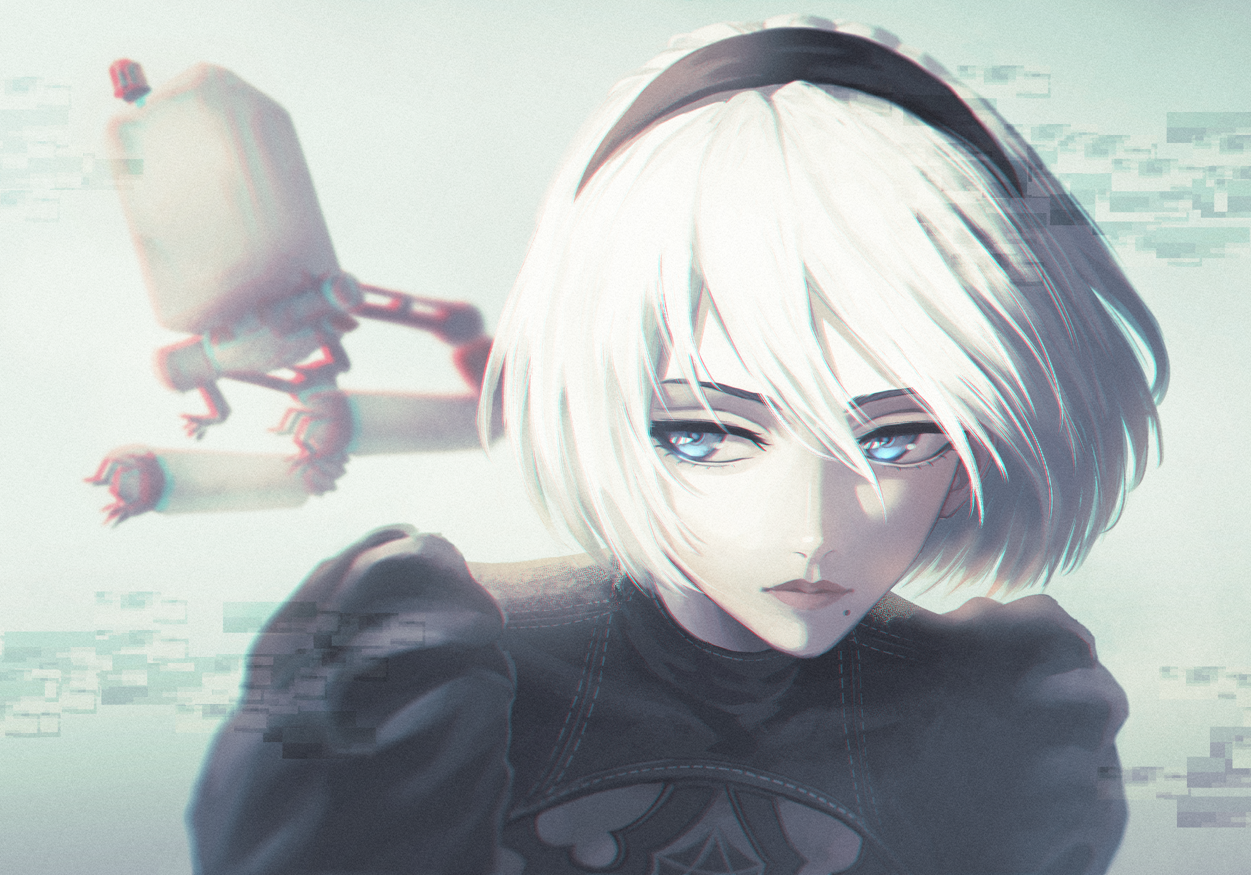 YoRHa No.2 Type B from NieR: Automata HD Wallpaper