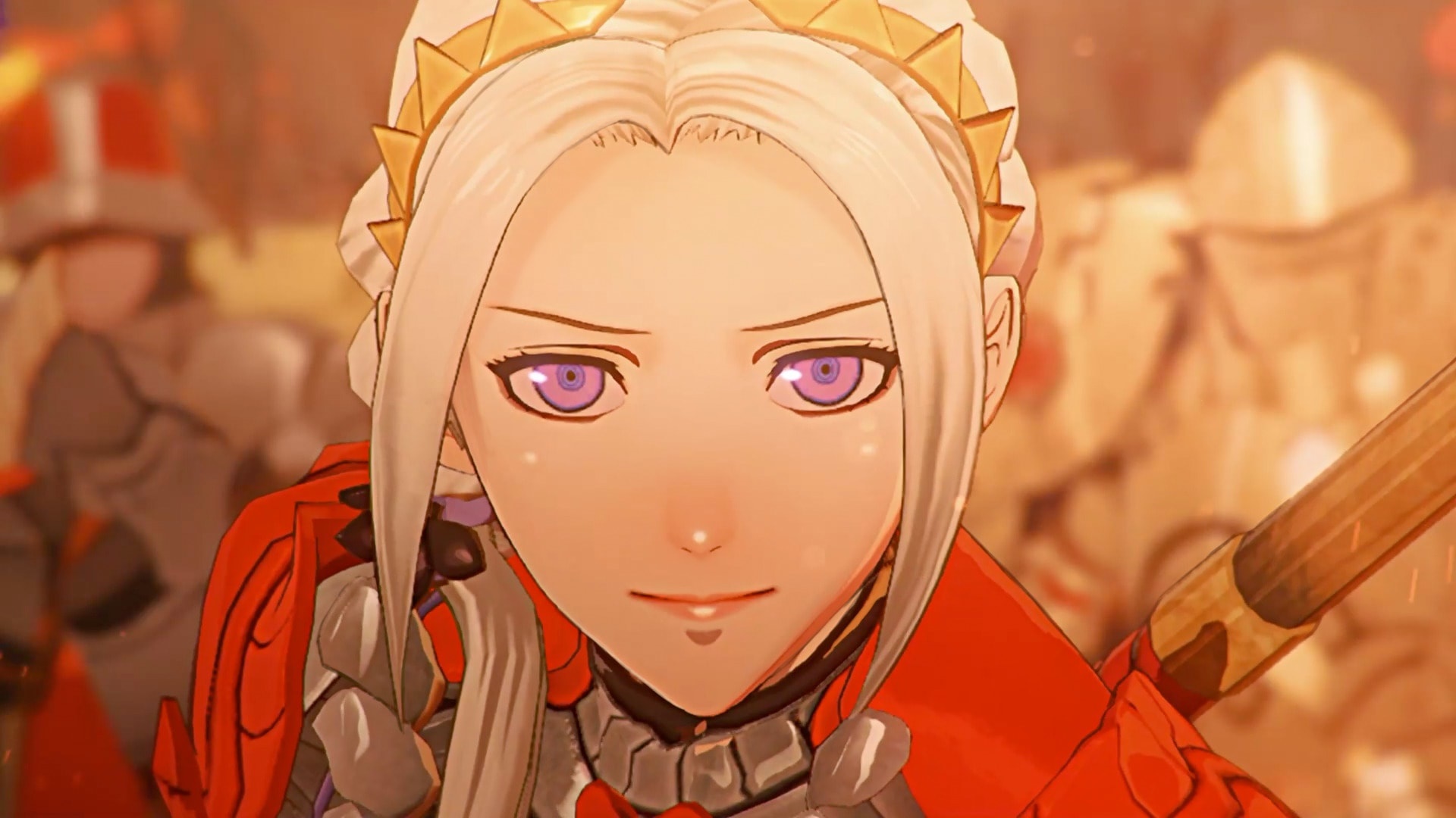 Edelgard from Fire Emblem Warriors: Three Hopes HD Wallpaper