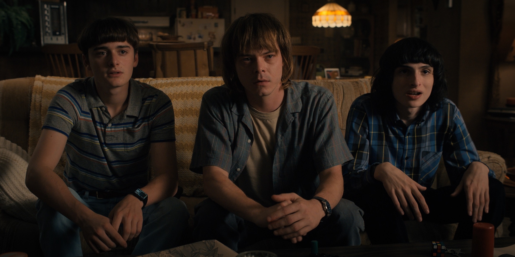Will, Jonathan, and Mike from Stranger Things HD Wallpaper
