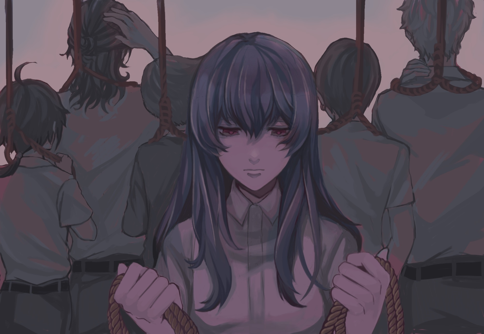 Shindou Ringo and others in Club Suicide HD Wallpaper