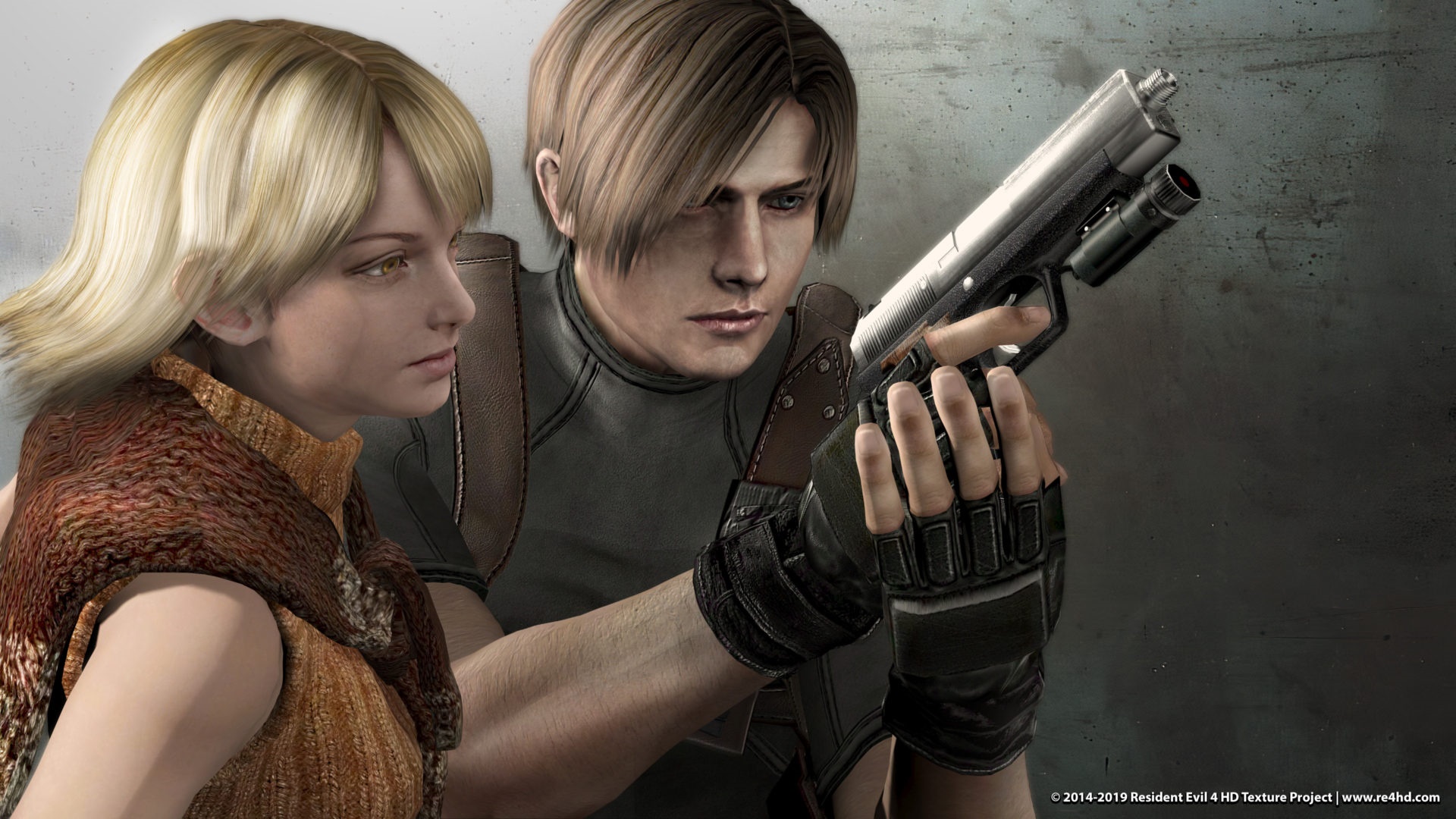 Leon S. Kennedy and Ashley Graham from Resident Evil 4 HD Wallpaper