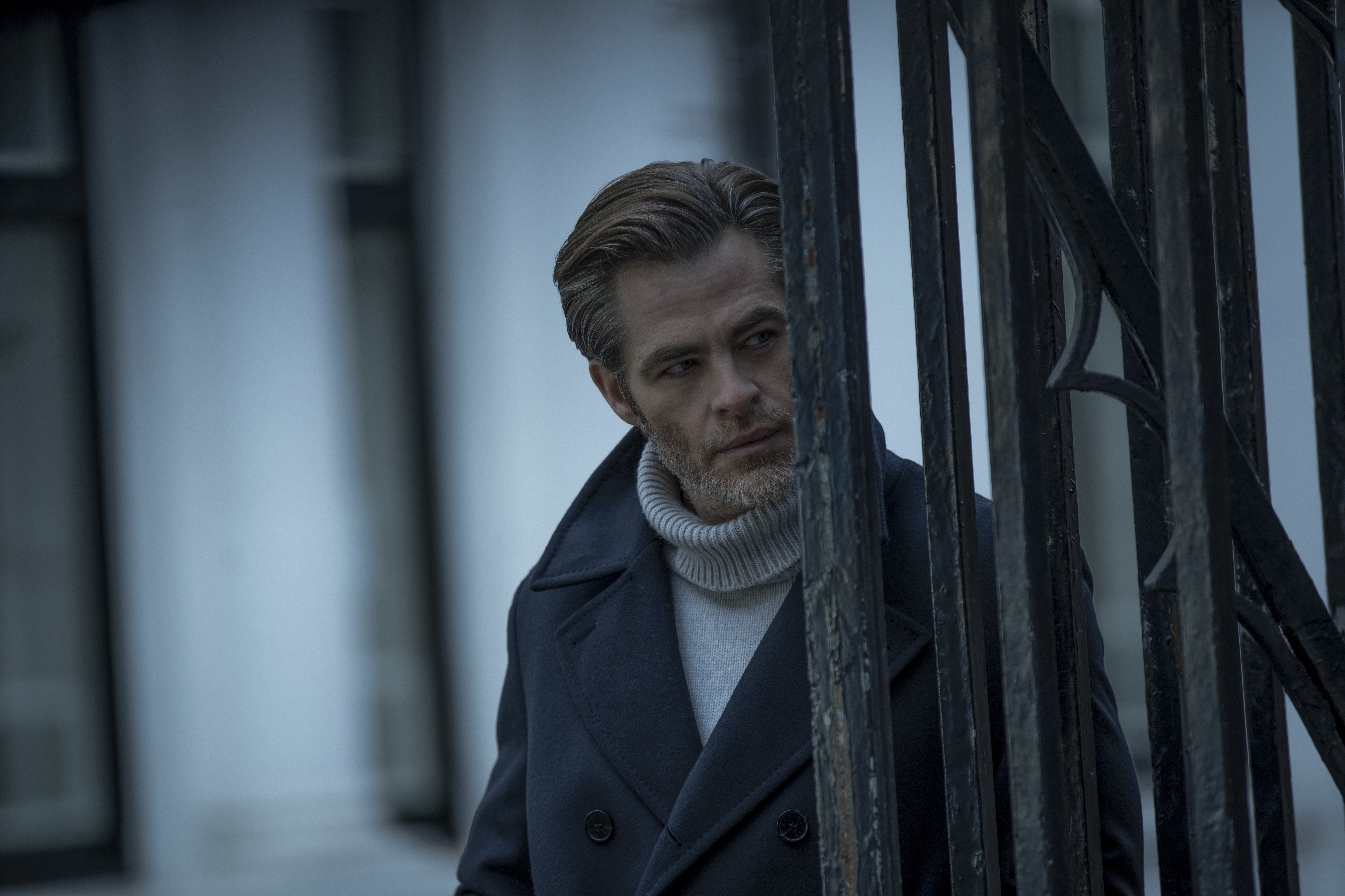 Chris Pine from All The Old Knives 4K HD Wallpaper