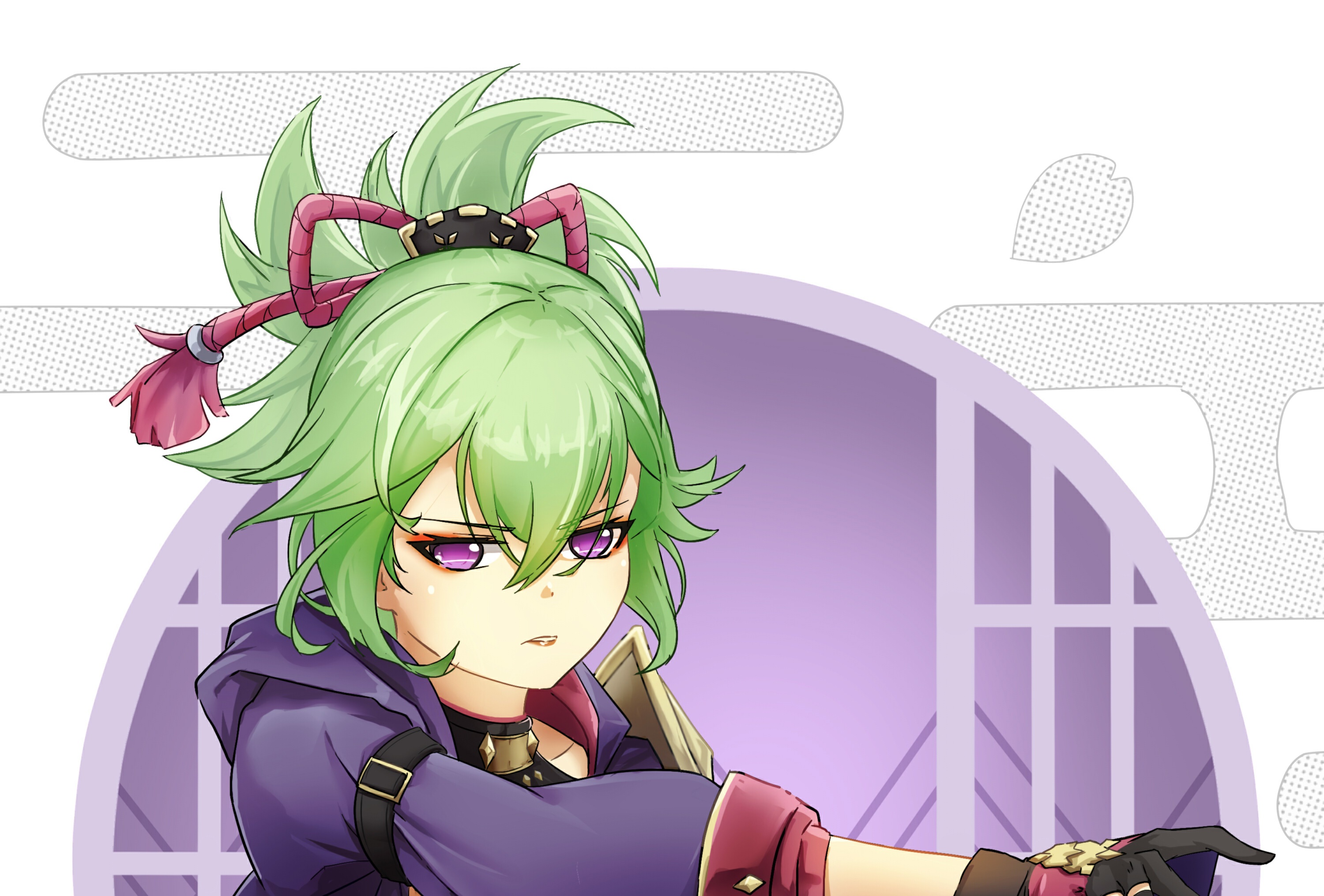 Kuki Shinobu from Genshin Impact HD Wallpaper