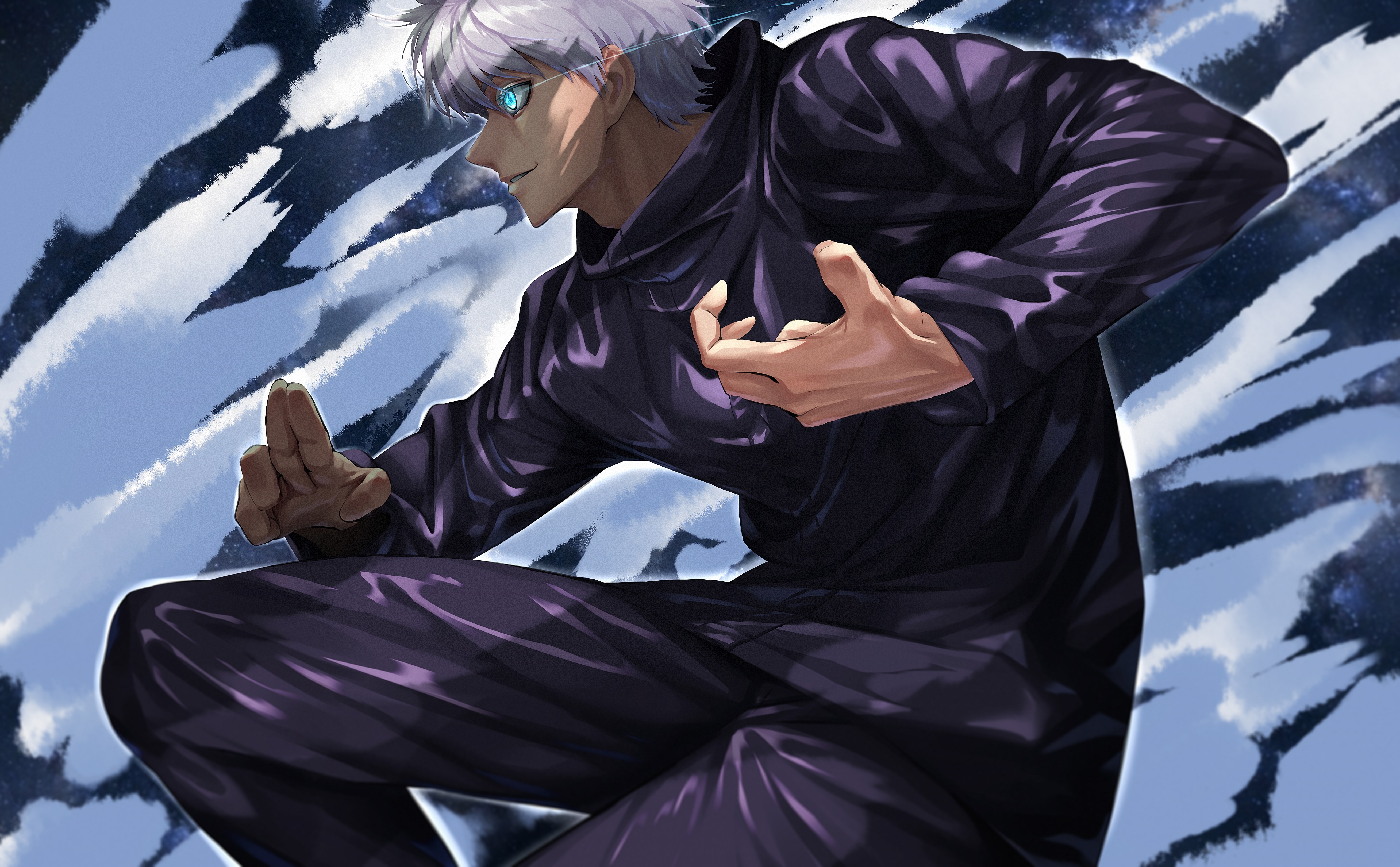 Satoru Gojo from Jujutsu Kaisen 4K HD Wallpaper