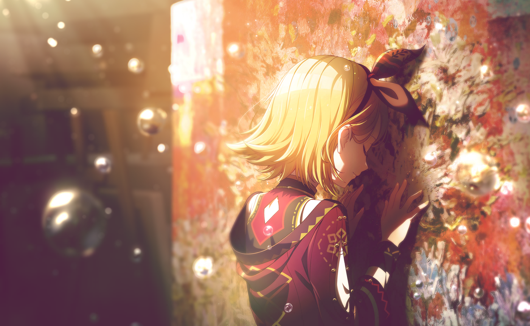 Rin Kagamine from Project Sekai: Colorful Stage! Feat. Hatsune Miku HD Wallpaper