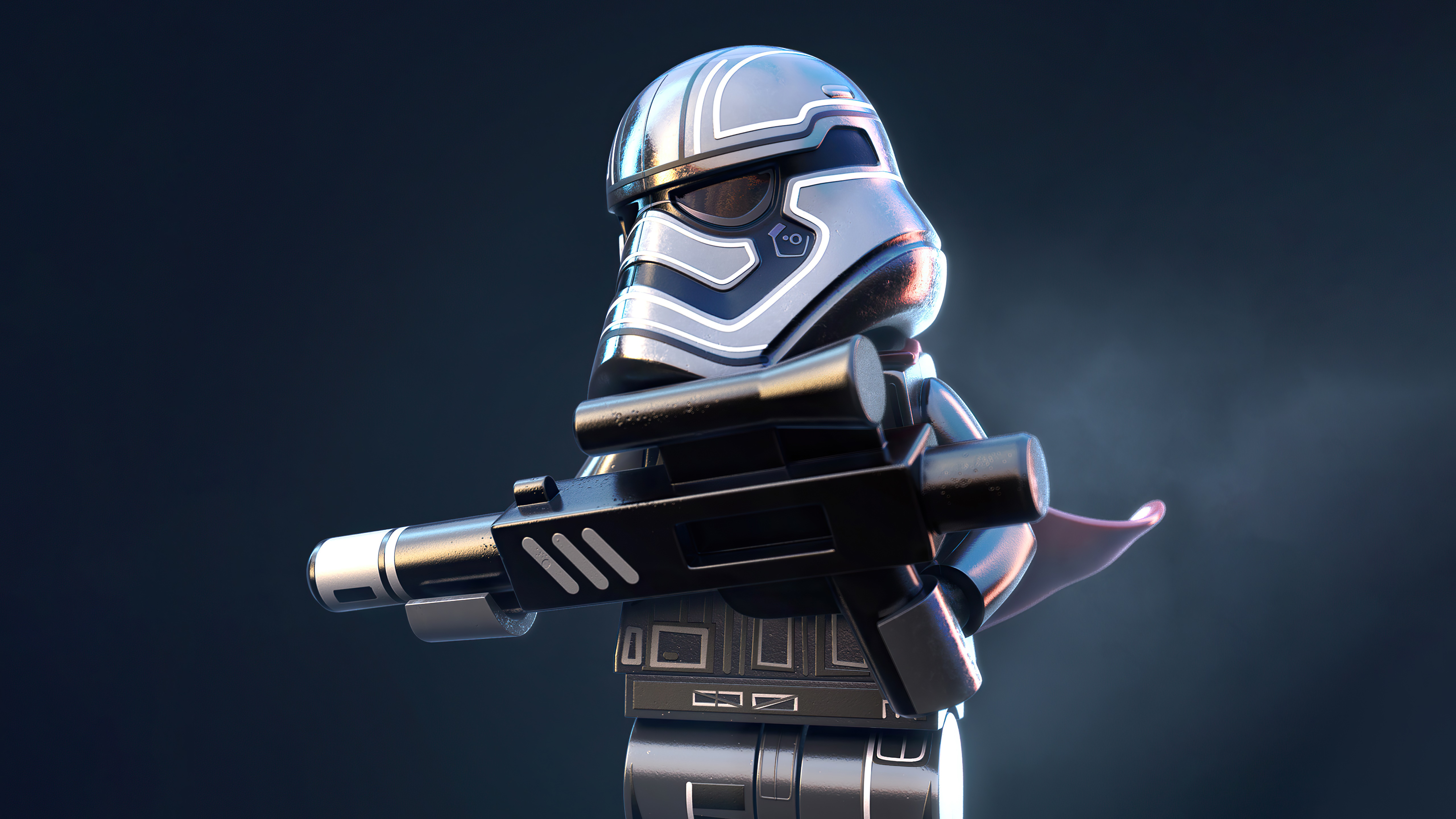 Lego Stormtrooper from Star Wars 4K HD Wallpaper