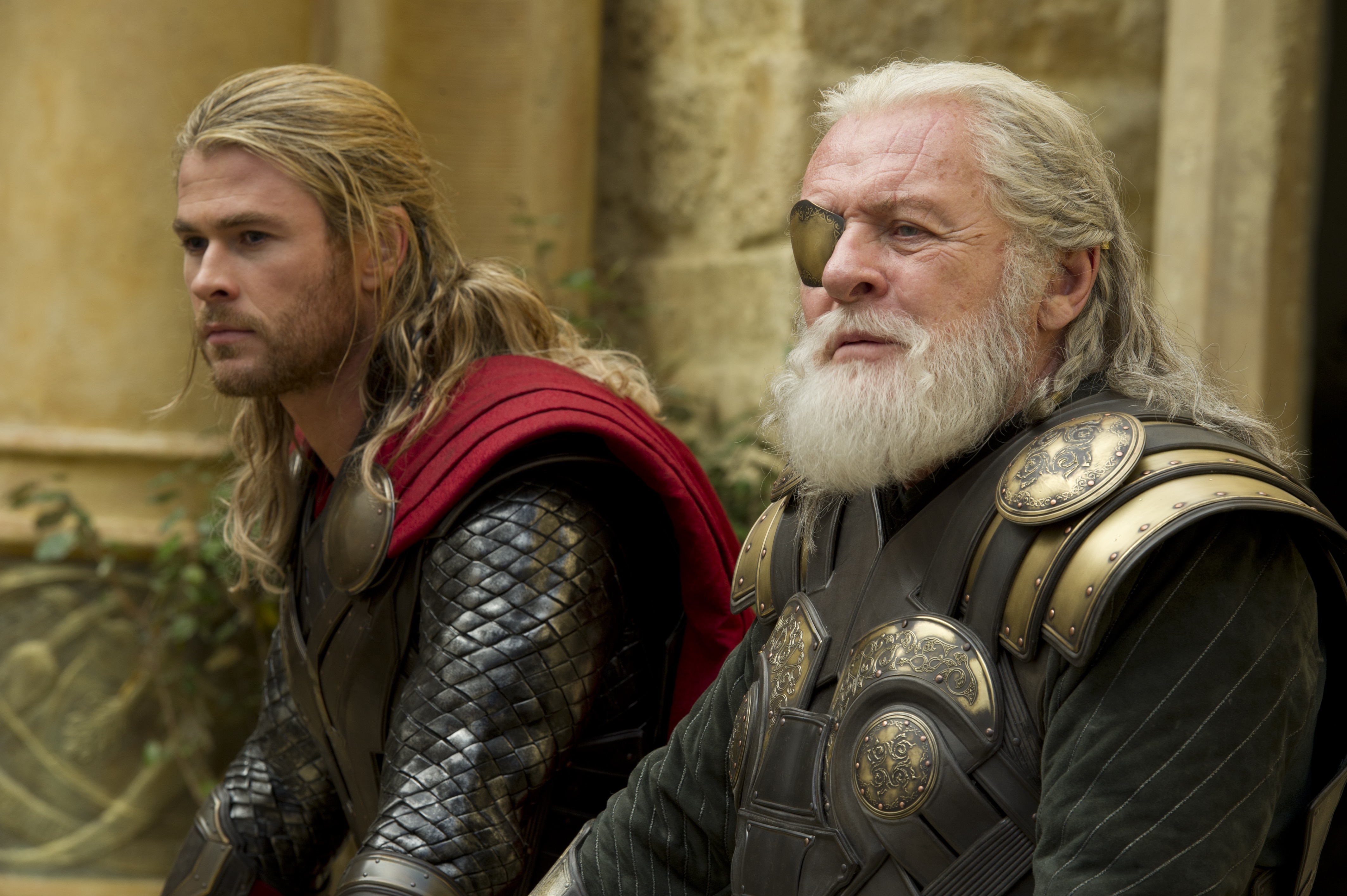 Thor and Odin from Marvel Comics HD Wallpaper