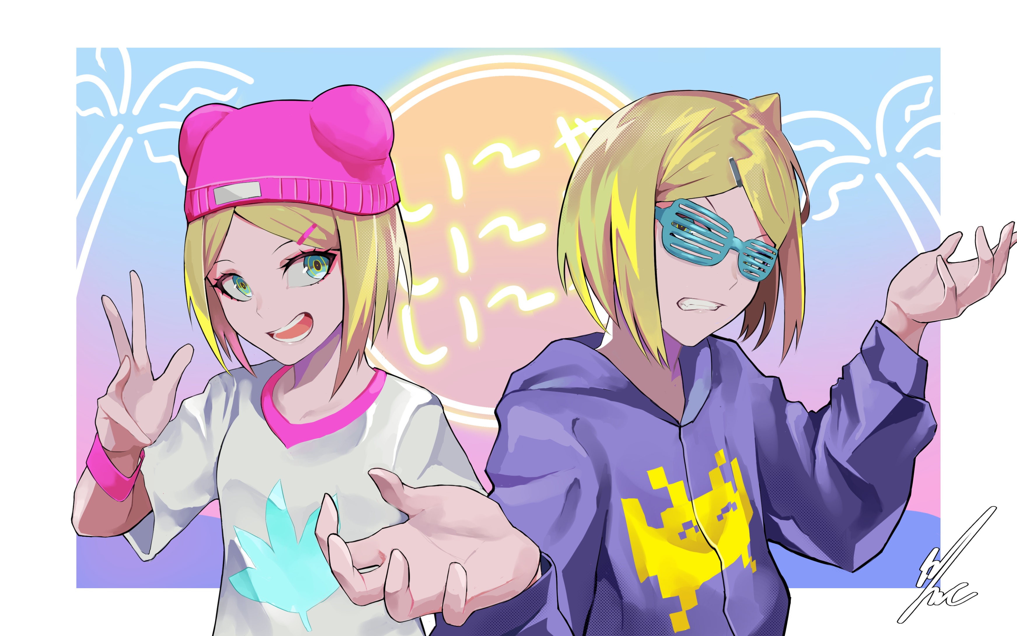 Len and Rin Kagamine from Vocaloid HD Wallpaper