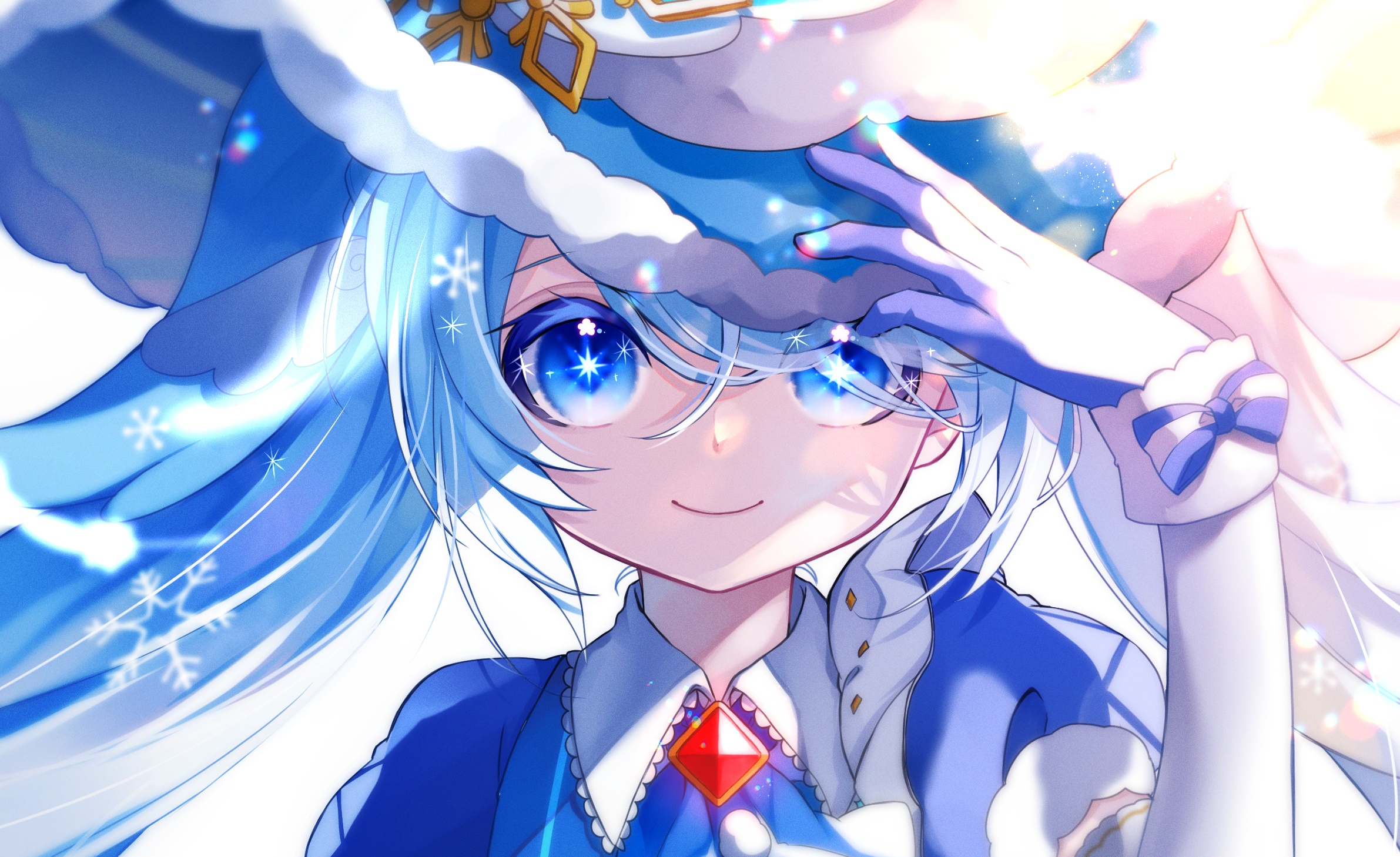 Hatsune Miku from Vocaloid HD Wallpaper