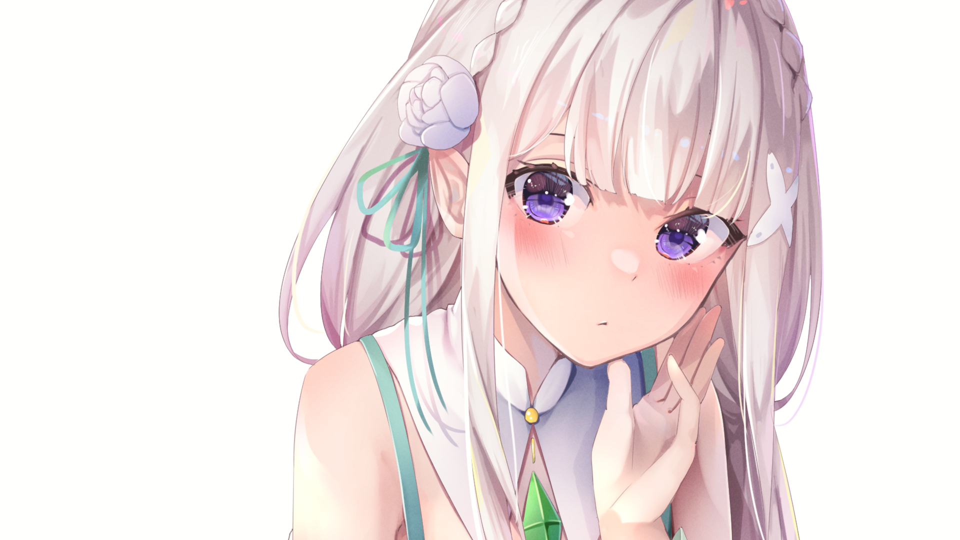 Emilia from Re:ZERO -Starting Life In Another World- HD Wallpaper