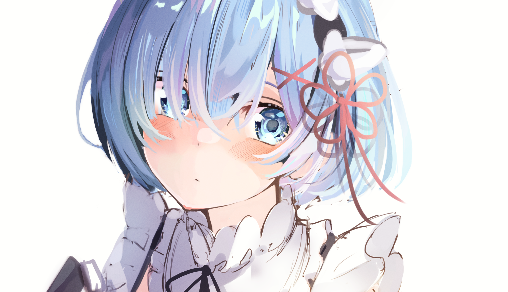 Rem from Re:ZERO -Starting Life In Another World- HD Wallpaper