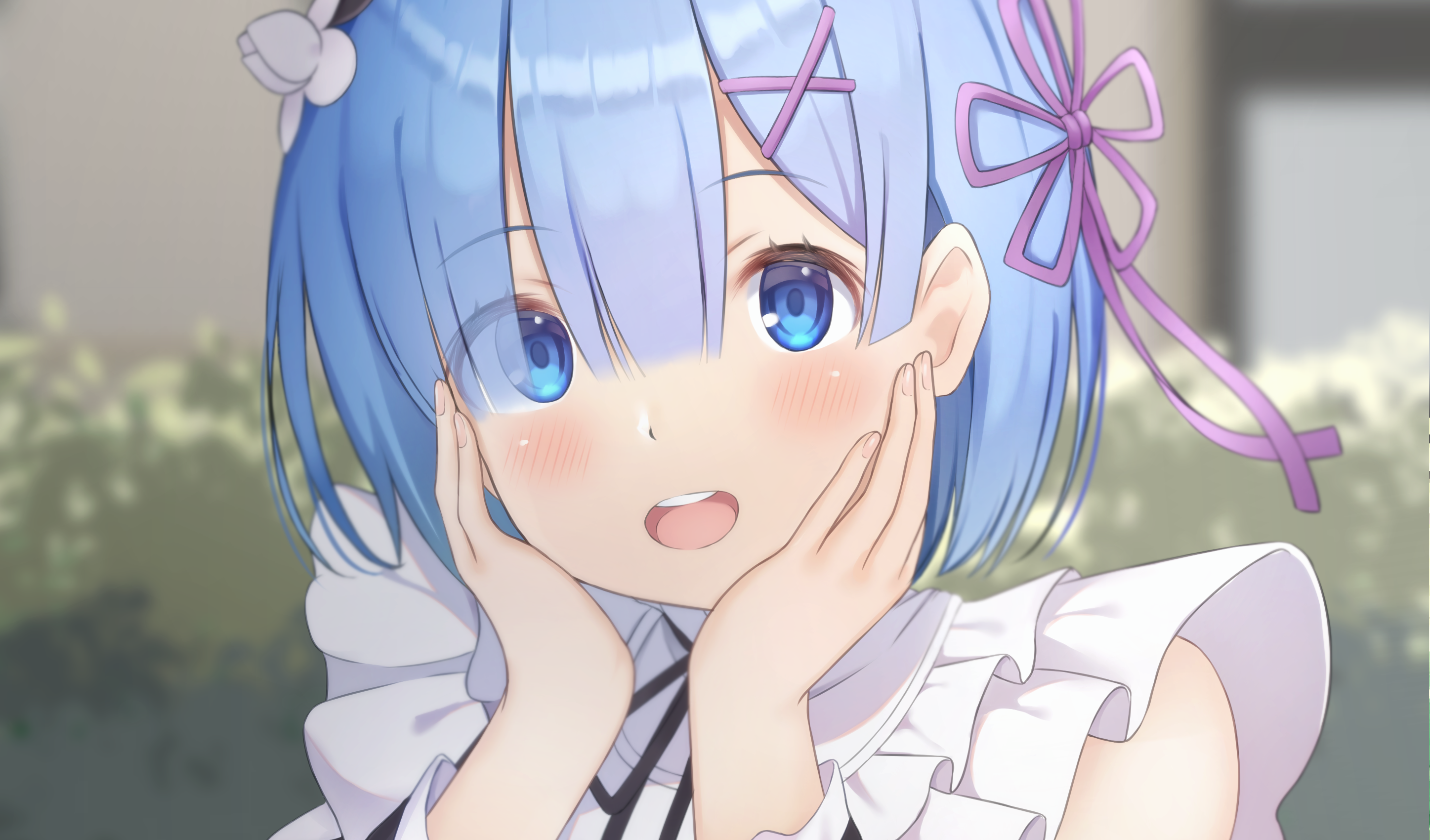 Rem from Re:ZERO -Starting Life In Another World- HD Wallpaper