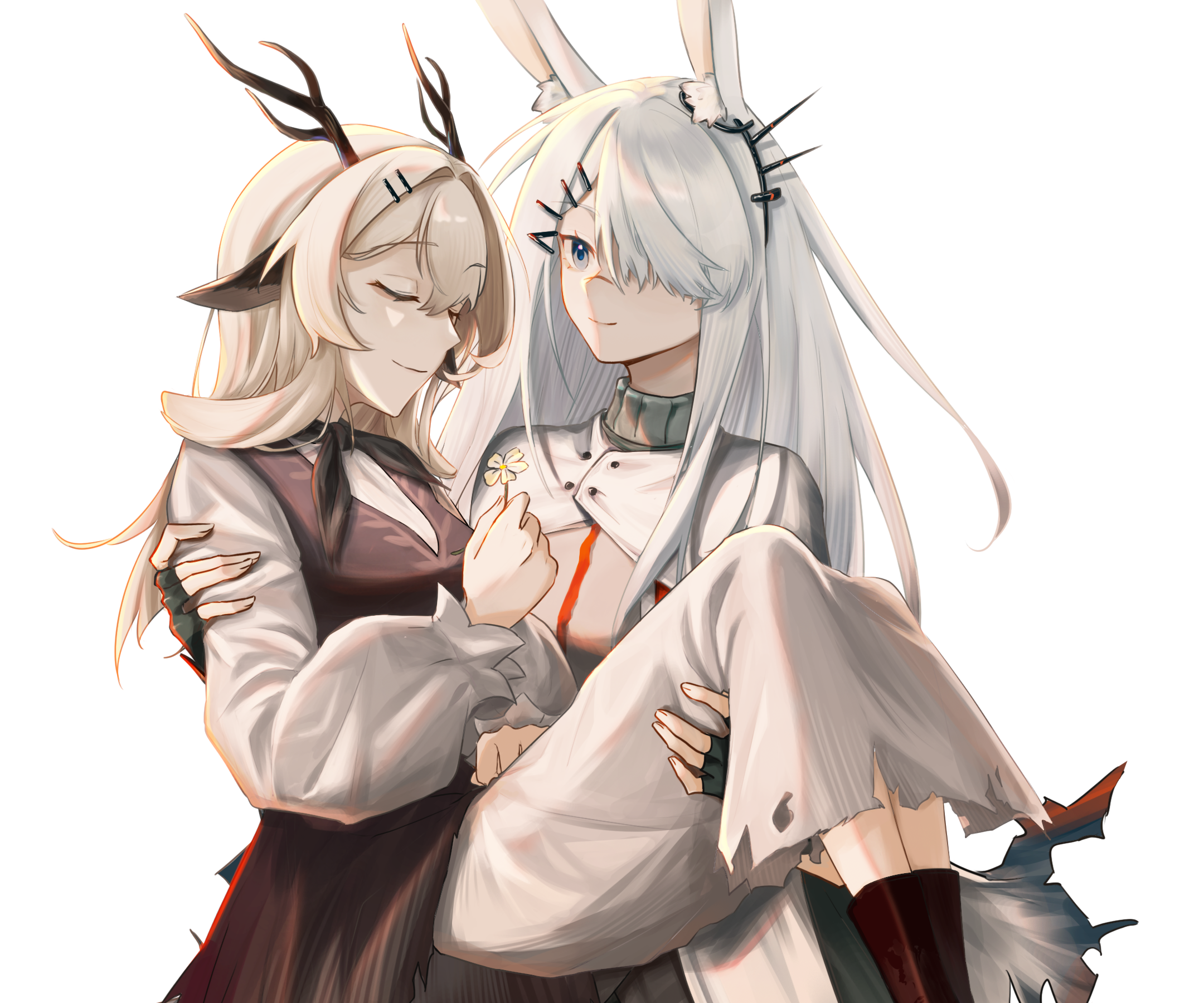 Alina and Frostnova from Arknights HD Wallpaper
