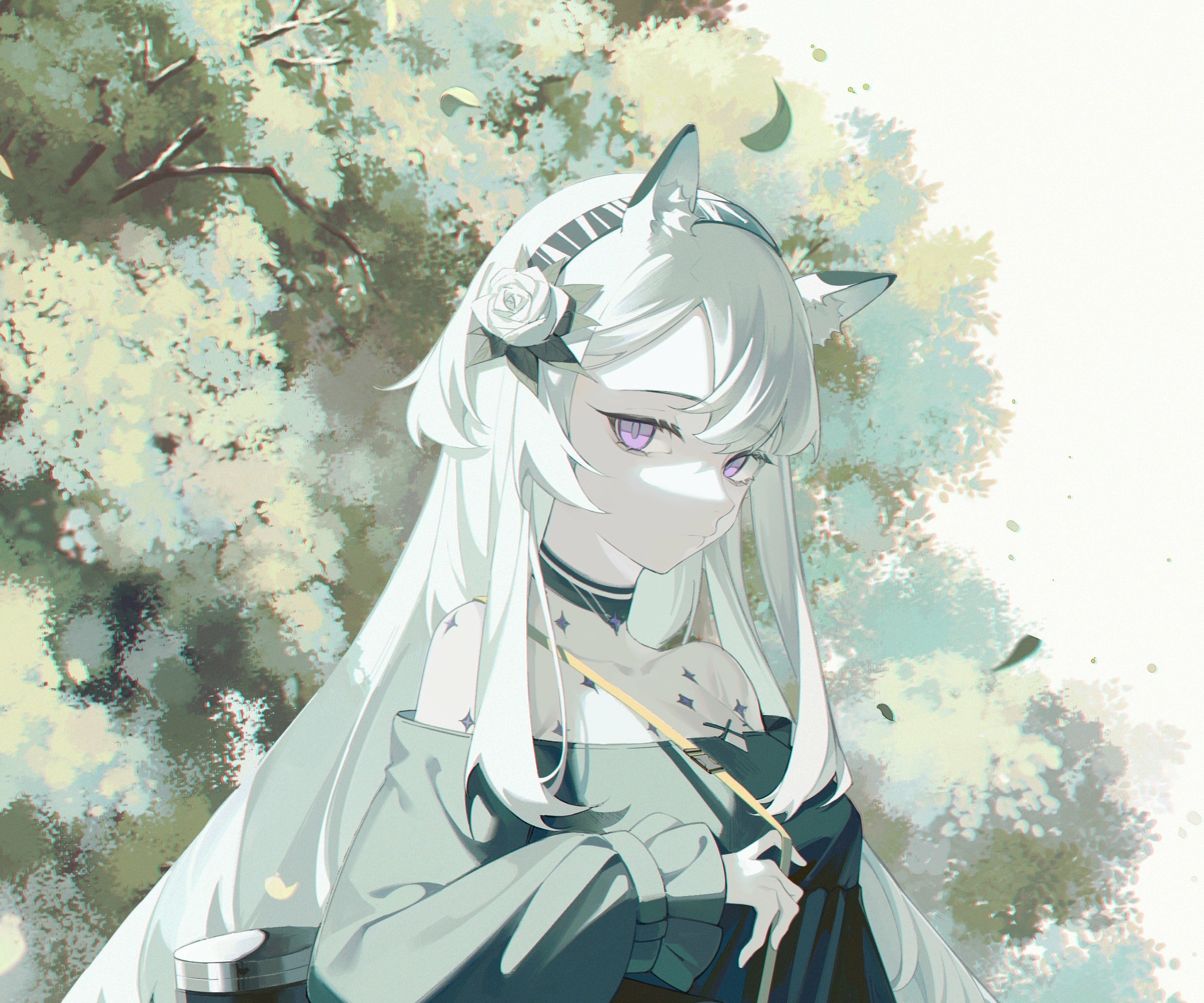 Heavyrain from Arknights HD Wallpaper