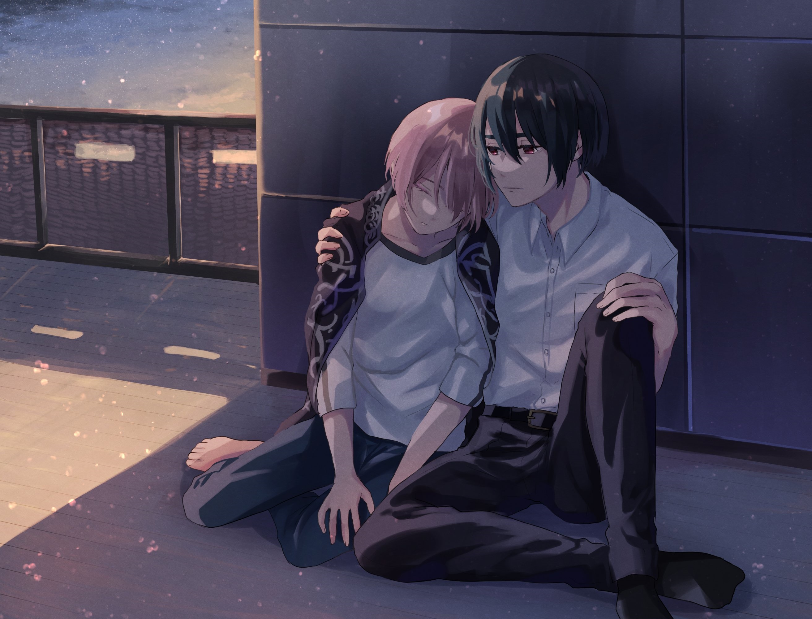 Yonaga Soushirou and Tachibana Kisa from Jack Jeanne HD Wallpaper