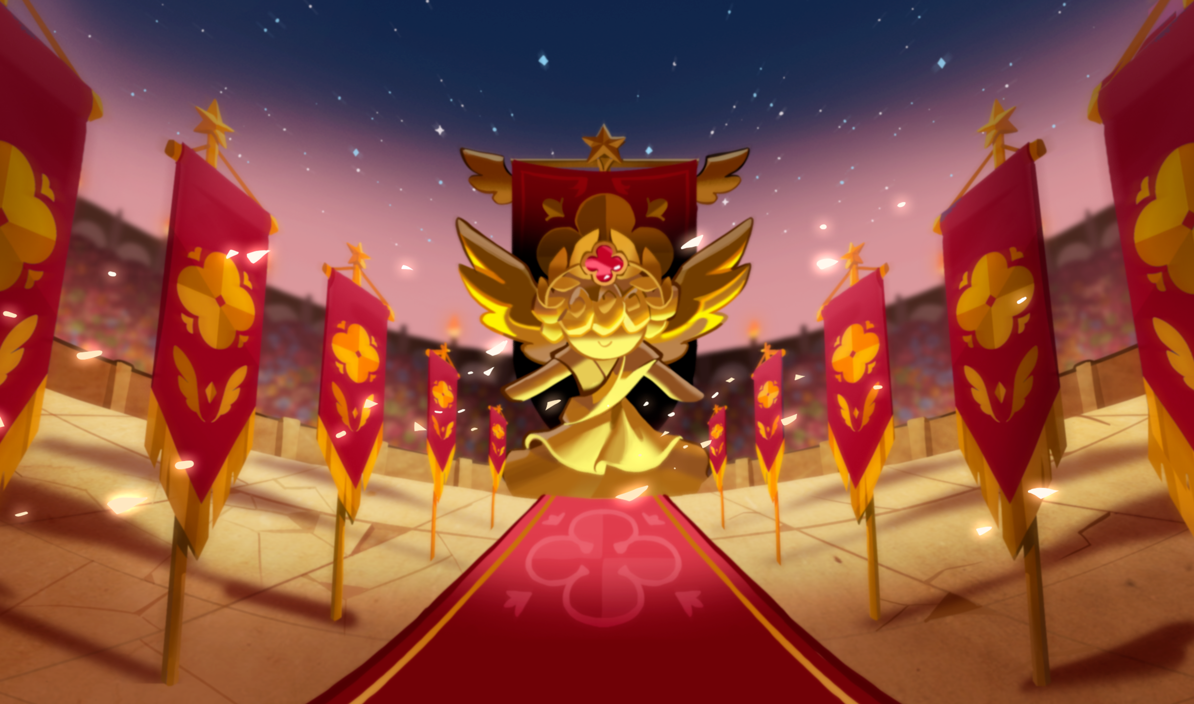 Golden Angel Cookie from Cookie Run: Kingdom HD Wallpaper