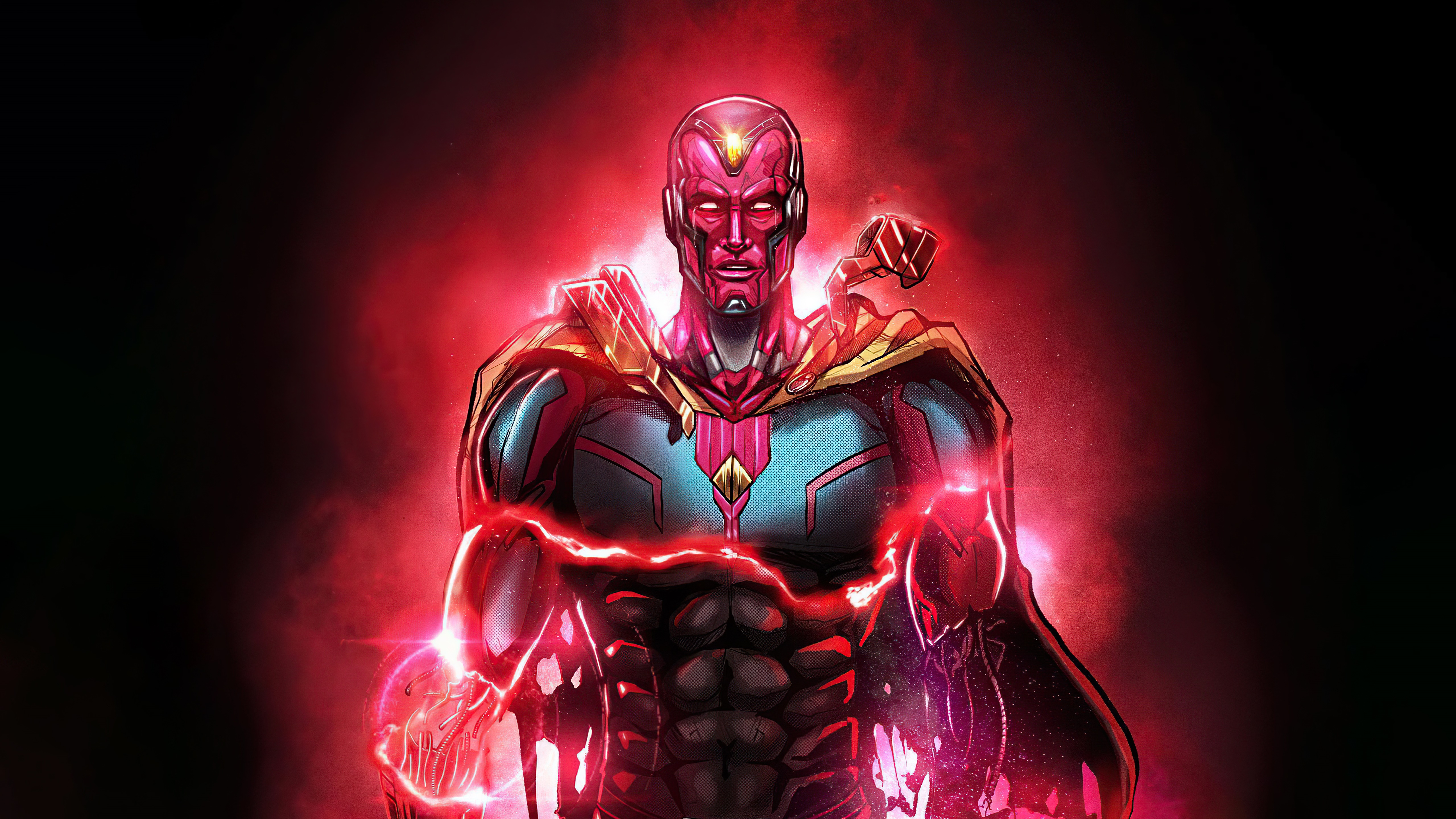 Vision from Marvel Comics 4K HD Wallpaper