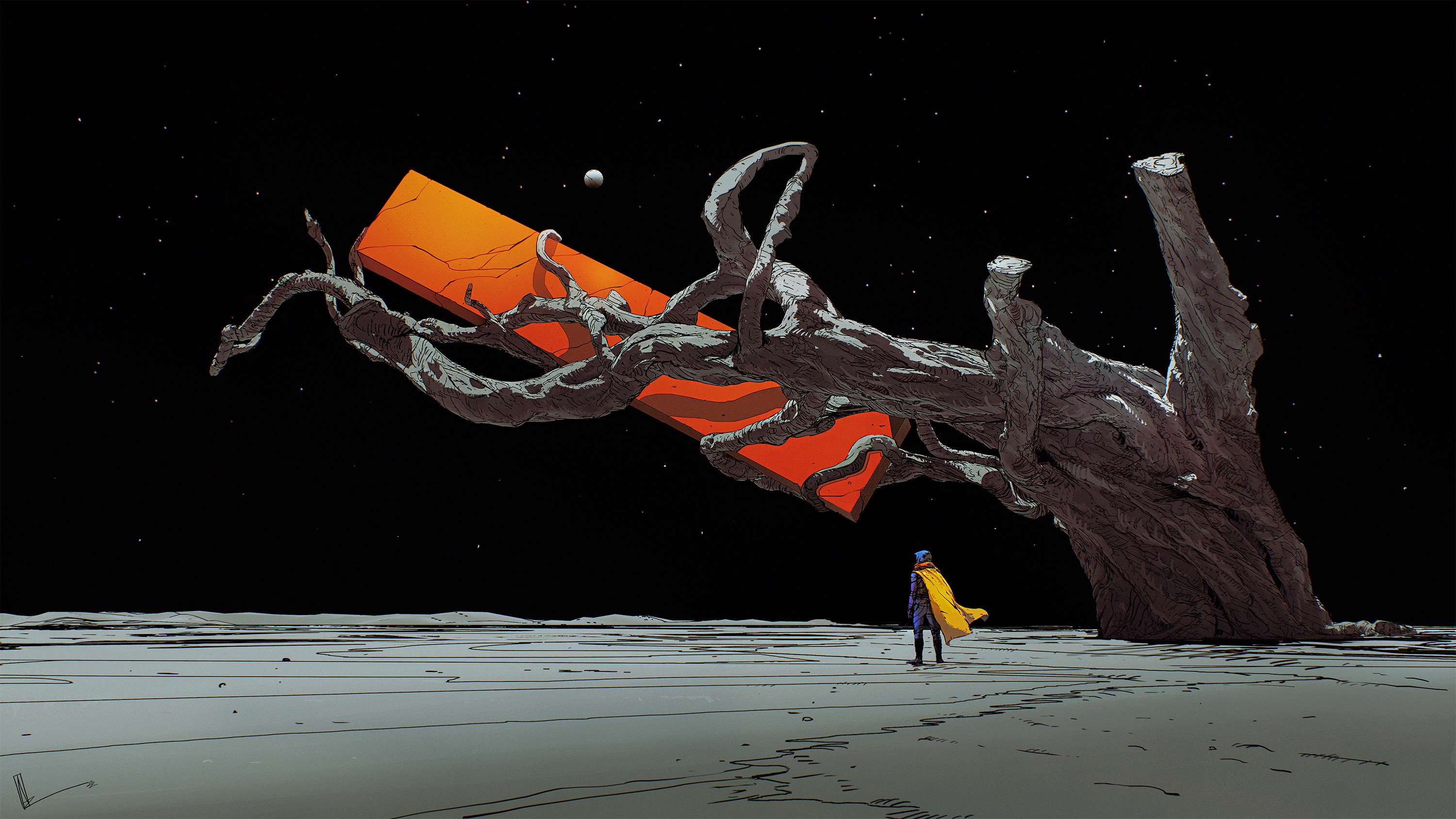 R3MNANT by Amir Zand, Space HD Wallpaper