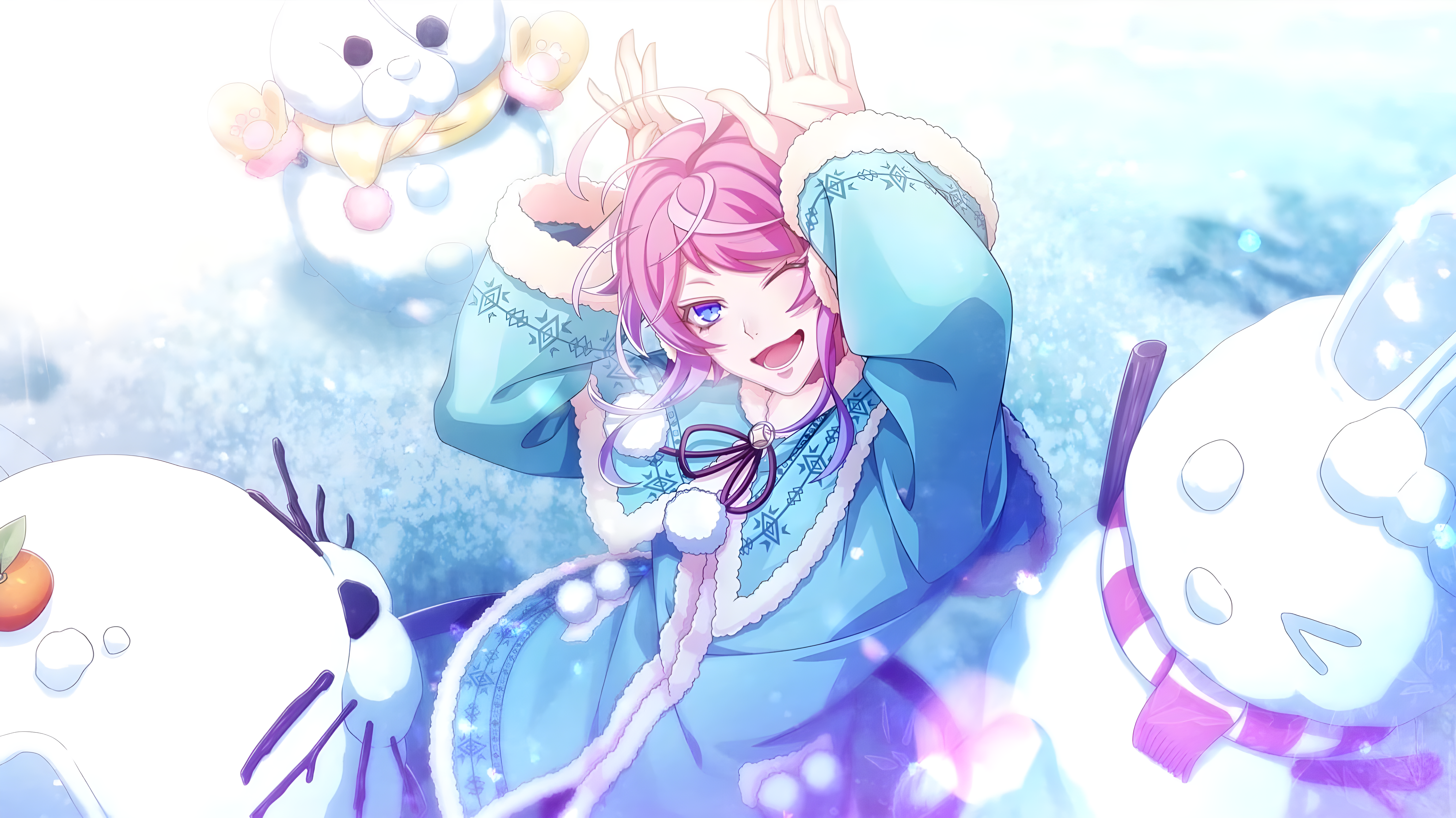 Ramuda Amemura from Hypnosis Mic 4K HD Wallpaper