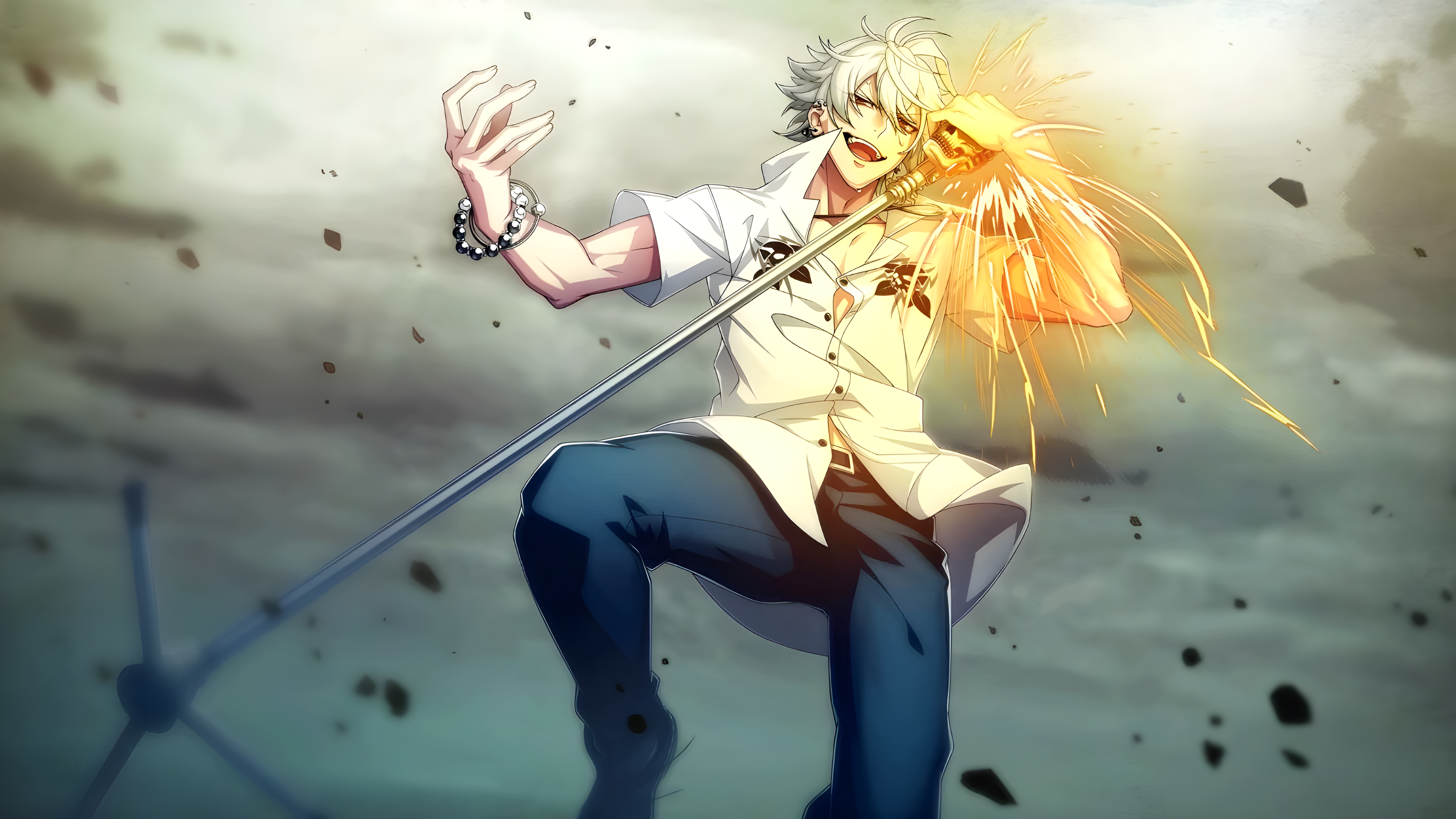 Samatoki Aohitsugi from Hypnosis Mic 4K HD Wallpaper