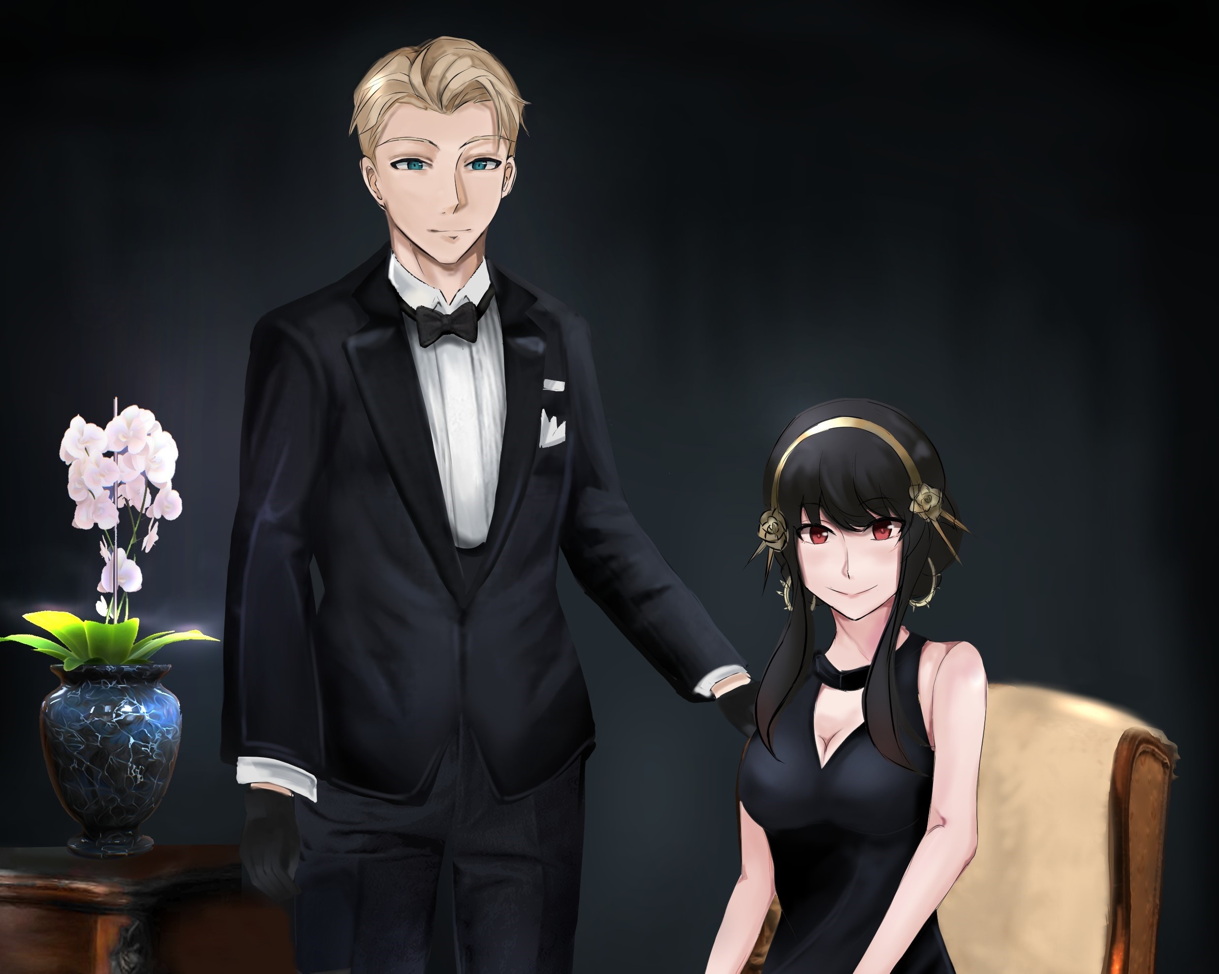Loid Forger and Yor Forger from Spy X Family HD Wallpaper