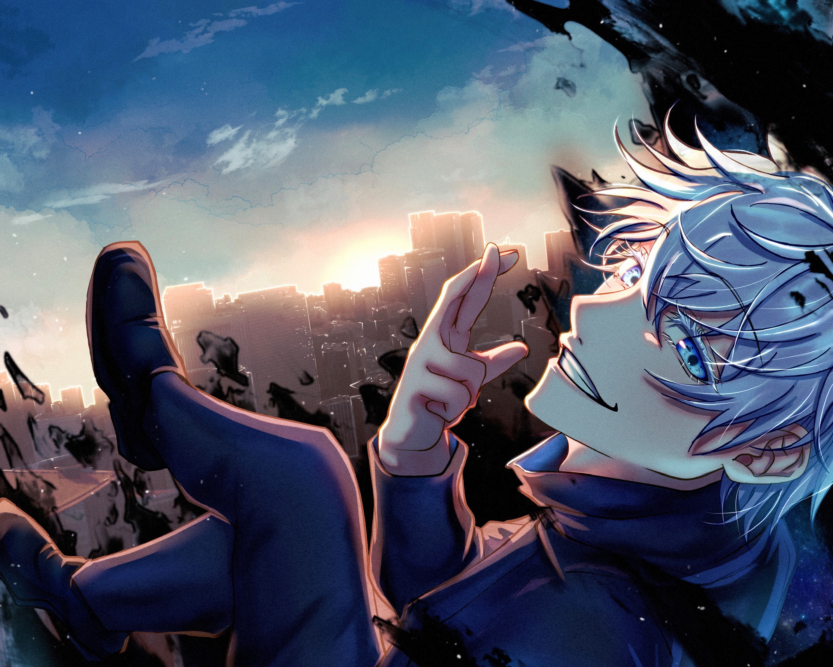 Satoru Gojo from Jujutsu Kaisen HD Wallpaper