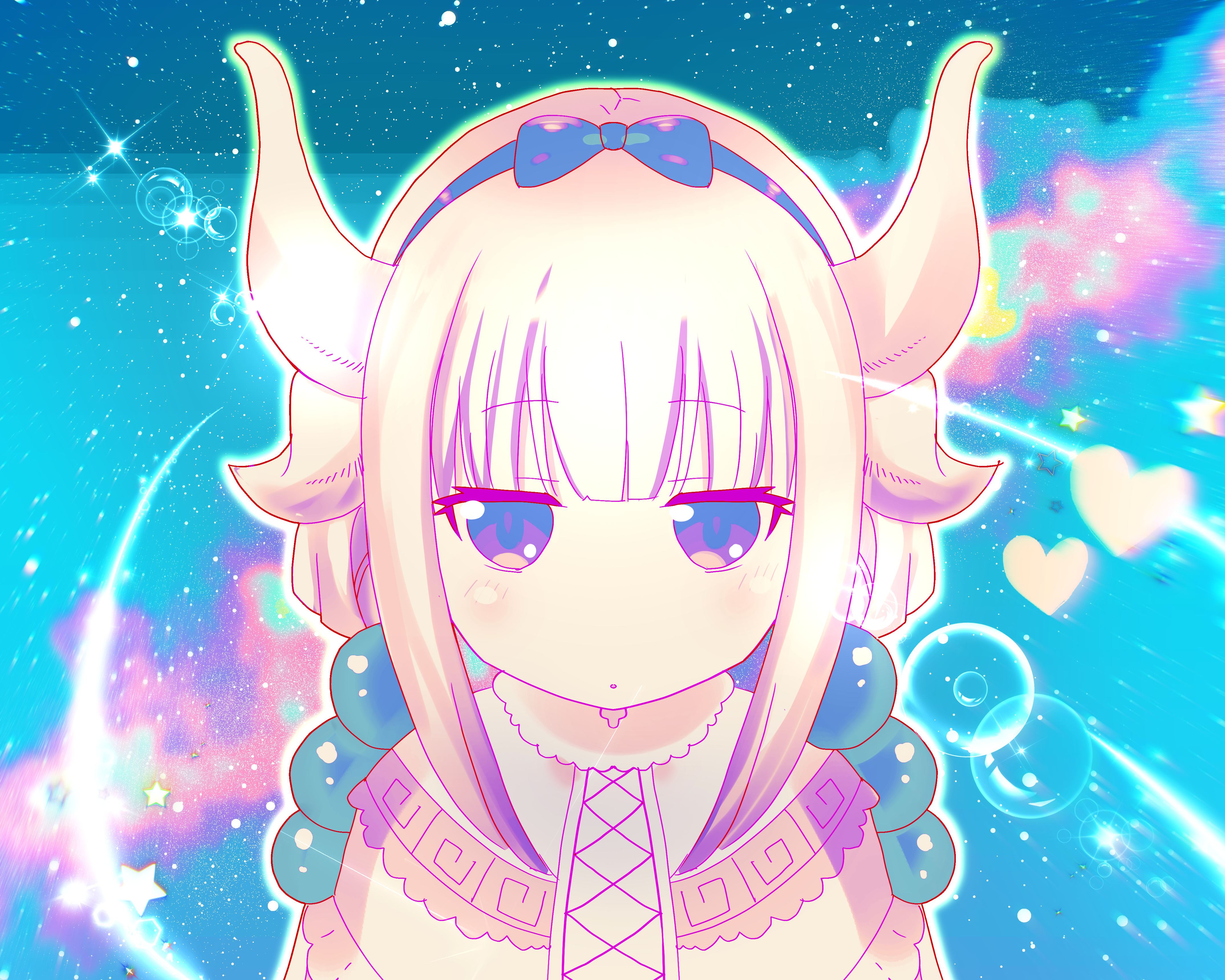 Kanna Kamui from Miss Kobayashi's Dragon Maid 4K HD Wallpaper