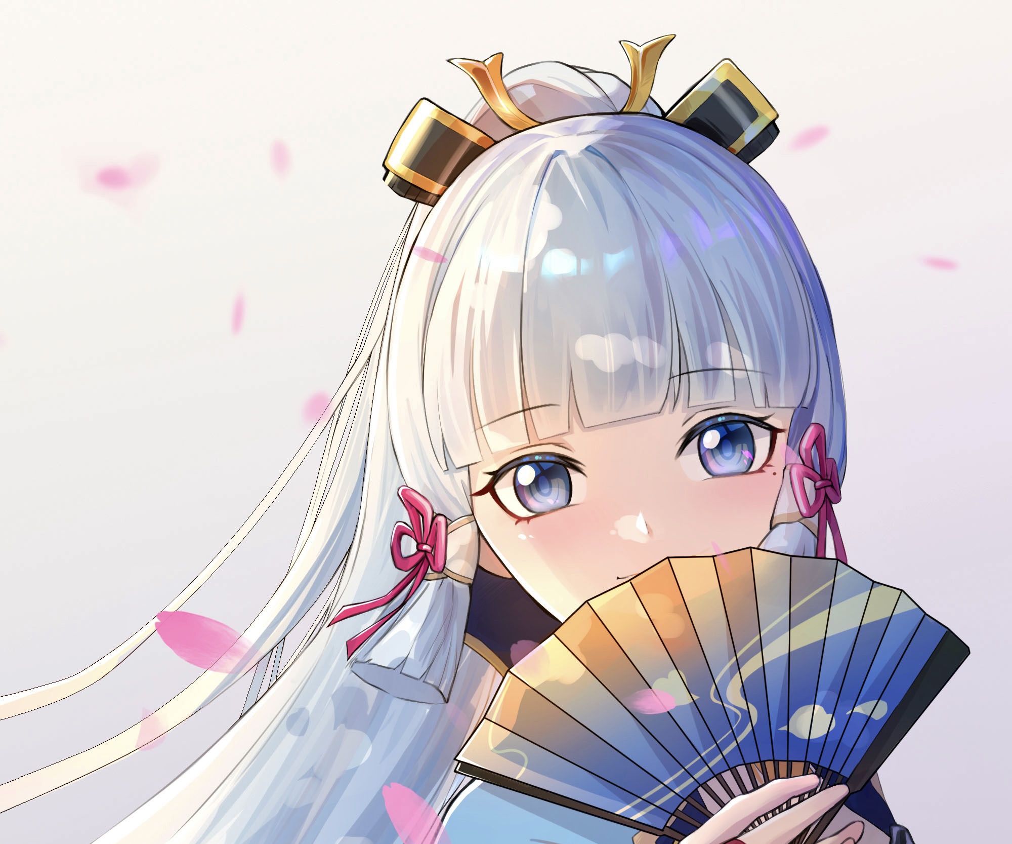 Kamisato Ayaka from Genshin Impact HD Wallpaper