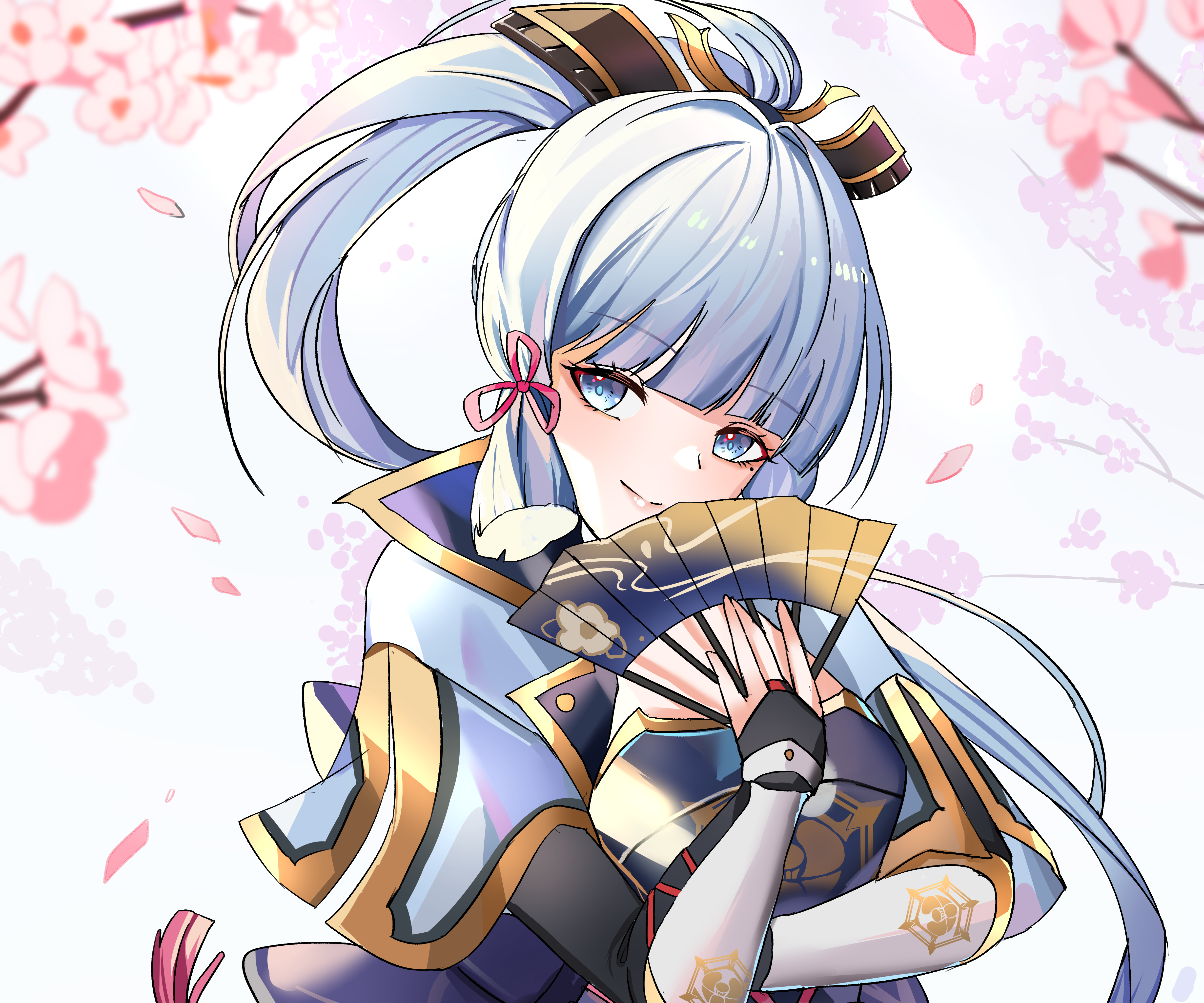 Kamisato Ayaka from Genshin Impact 4K HD Wallpaper