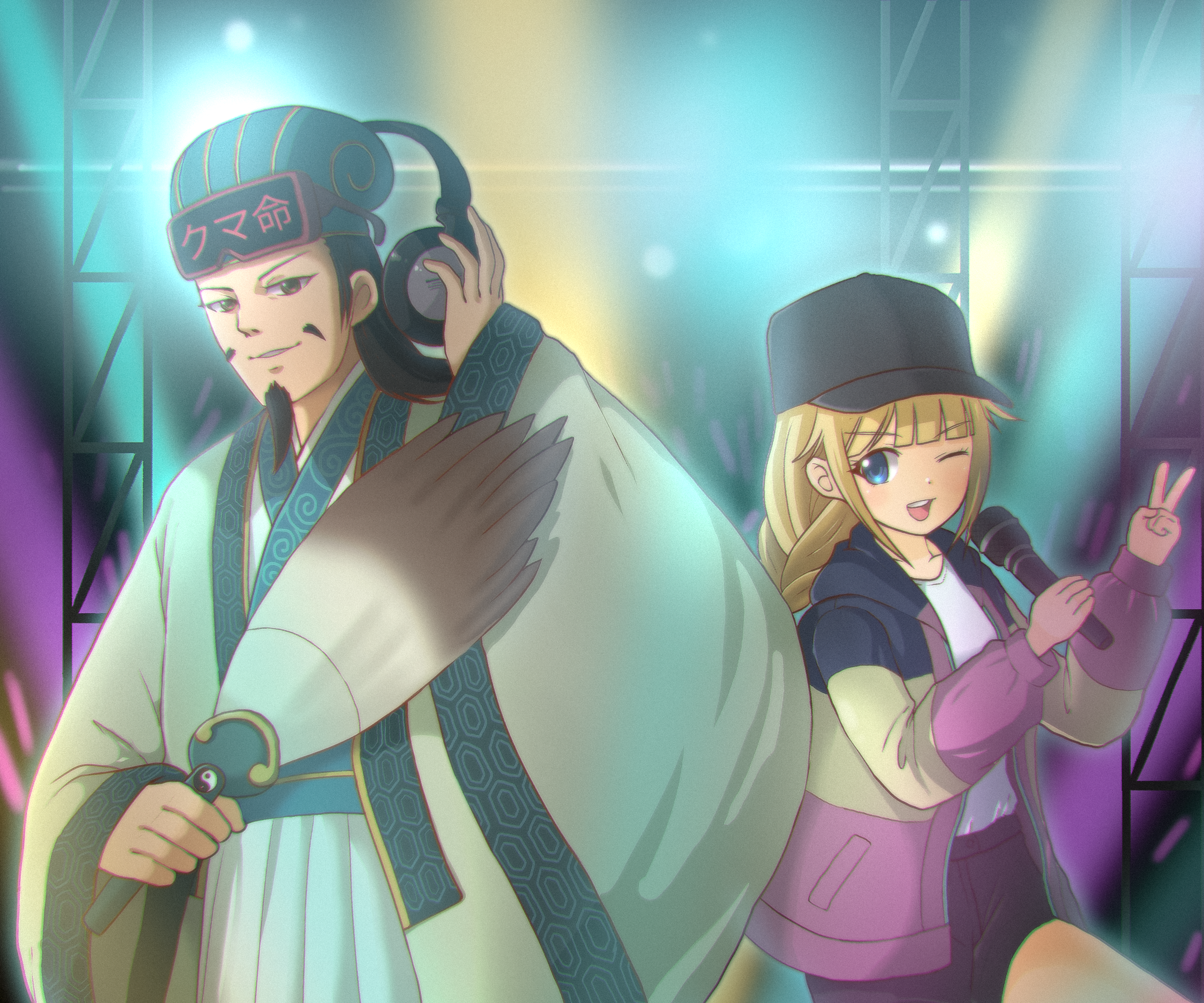 Kongming and Eiko from Ya Boy Kongming! HD Wallpaper