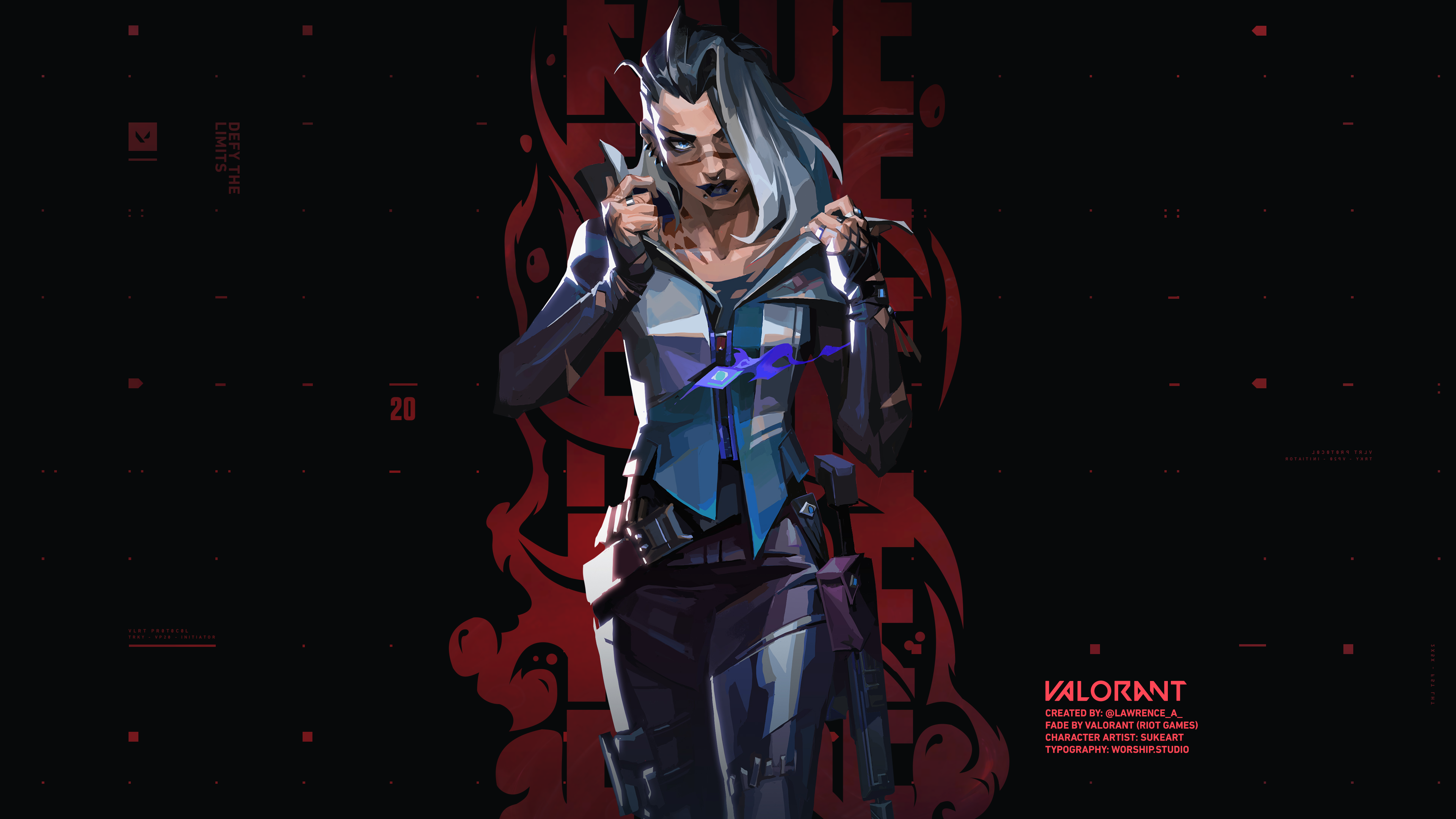 Fade from Valorant HD Wallpaper