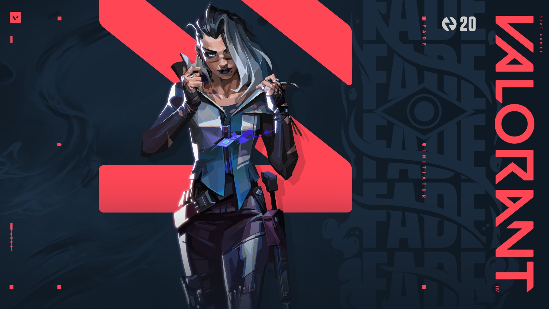 Fade from Valorant with Riot Games logo HD Wallpaper