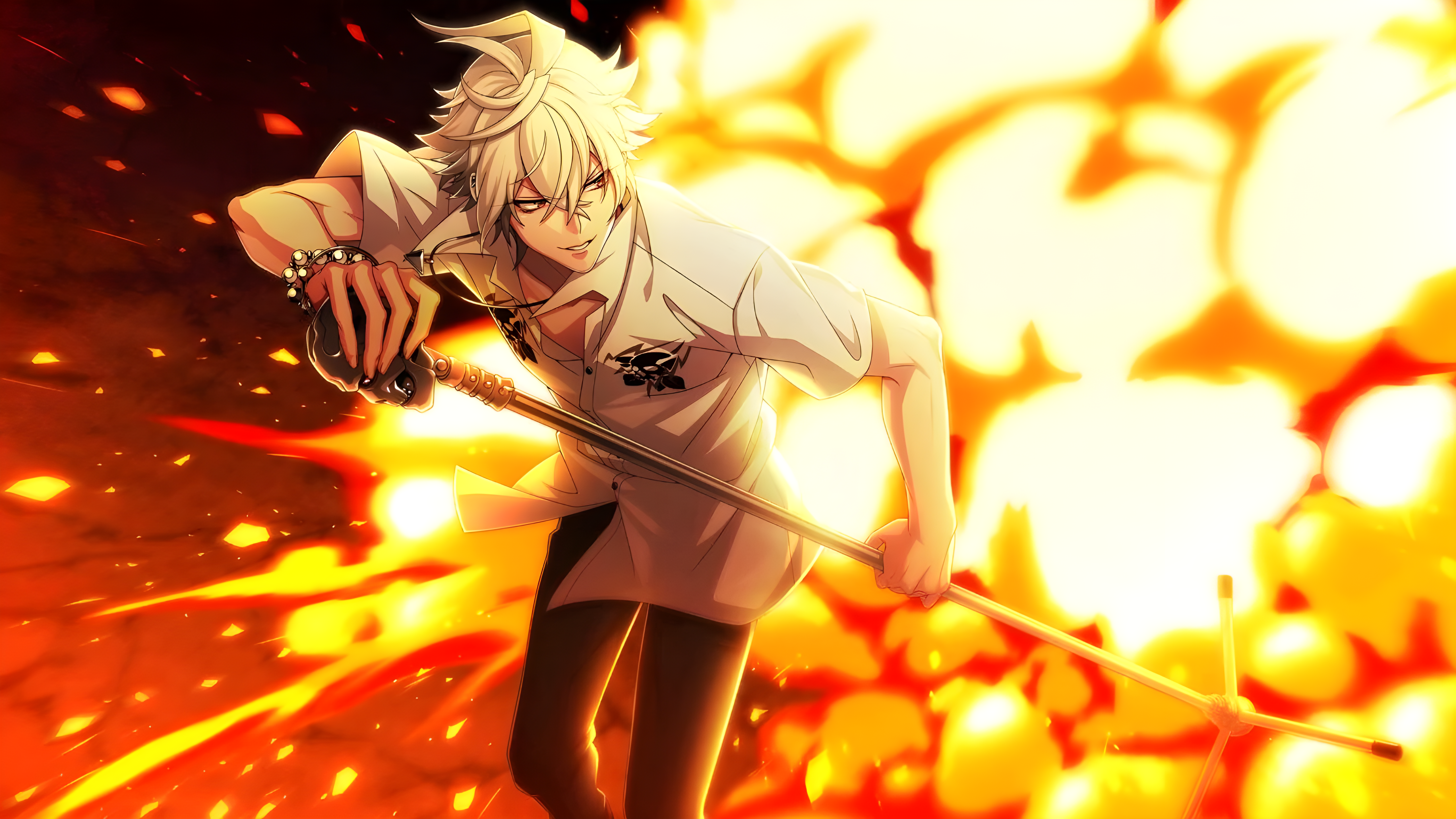 Samatoki Aohitsugi from Hypnosis Mic 4K HD Wallpaper