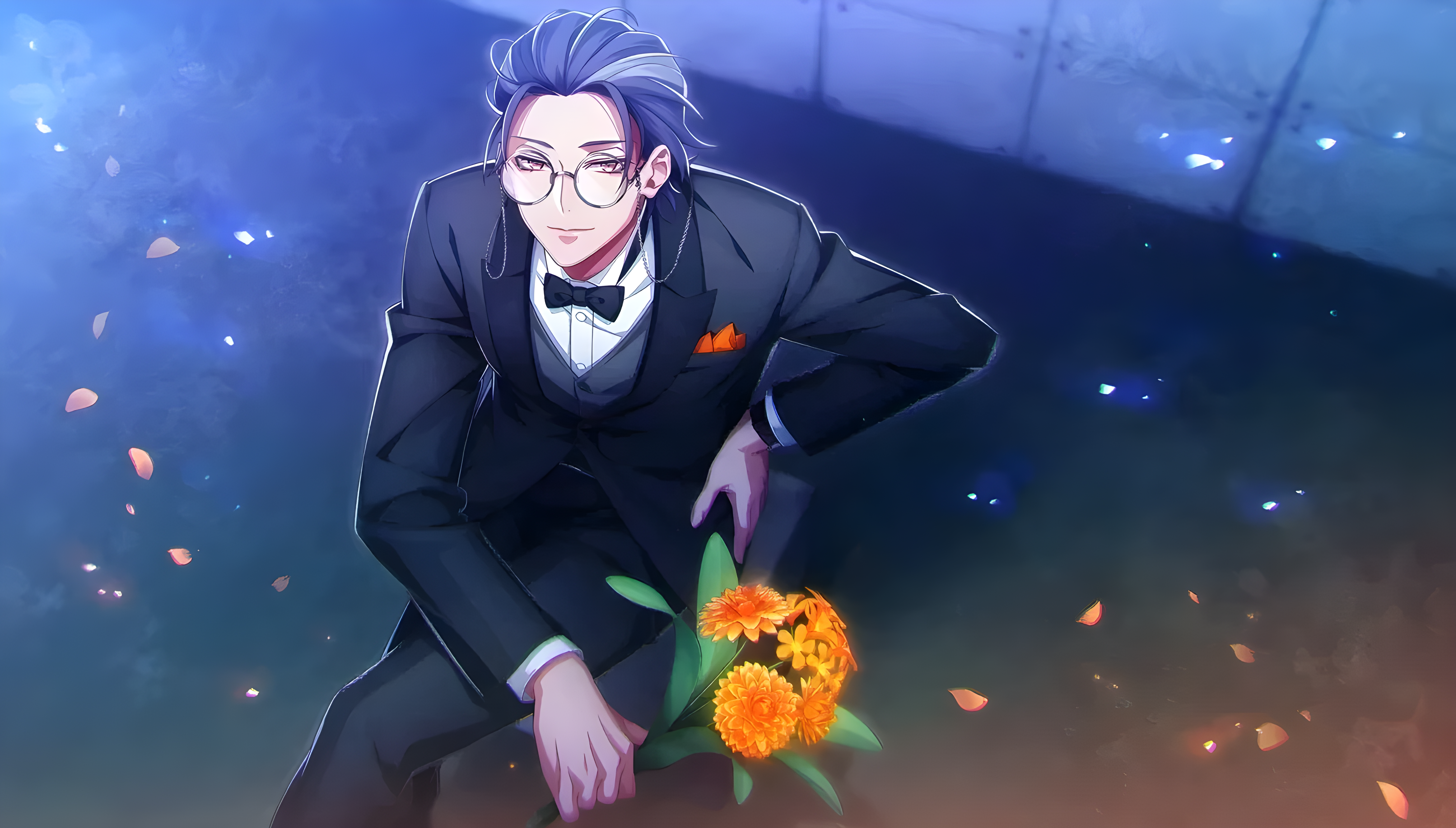 Roshi Tsutsujimori from Hypnosis Mic 4K HD Wallpaper