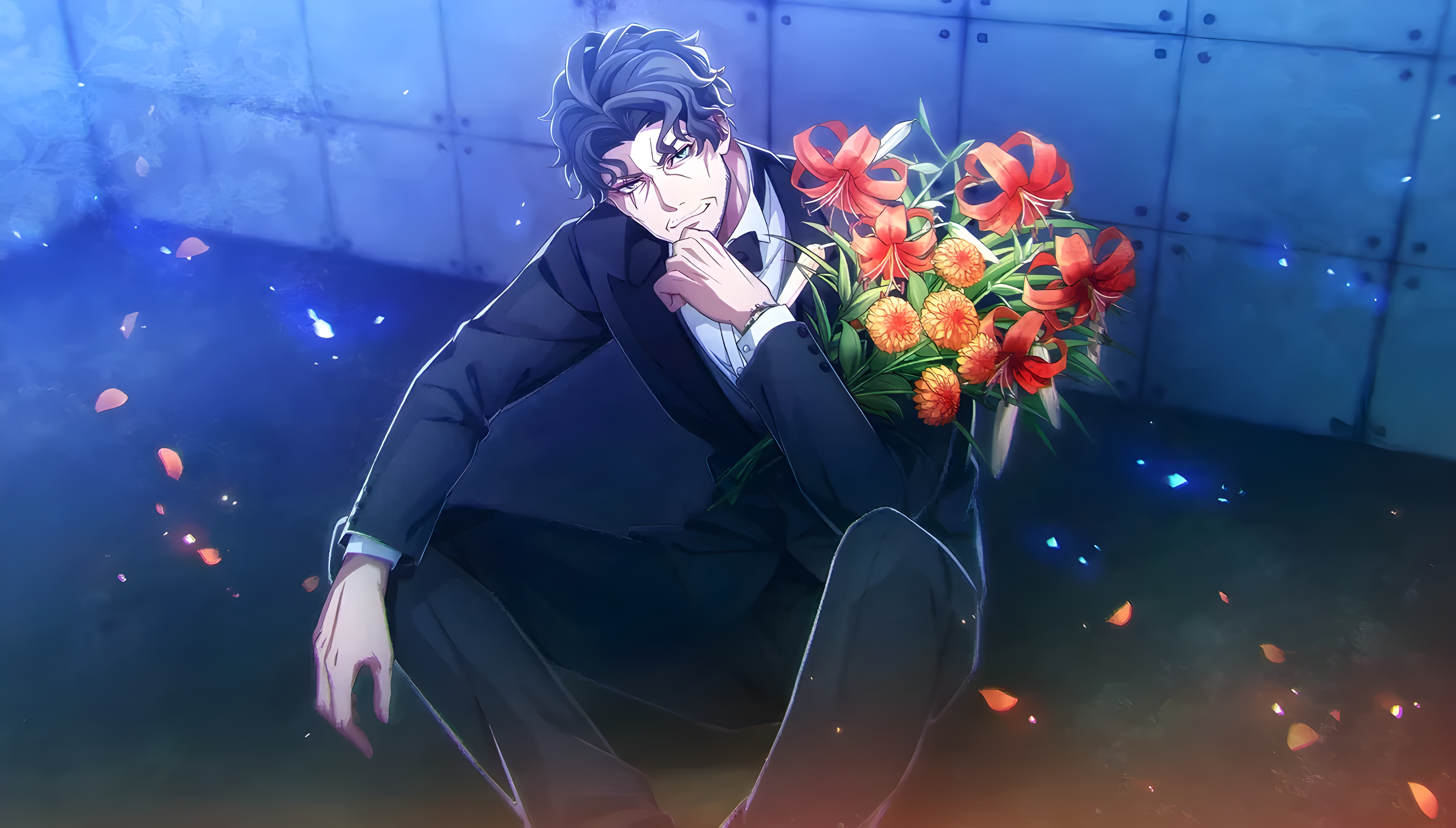 Rei Amayado from Hypnosis Mic 4K HD Wallpaper