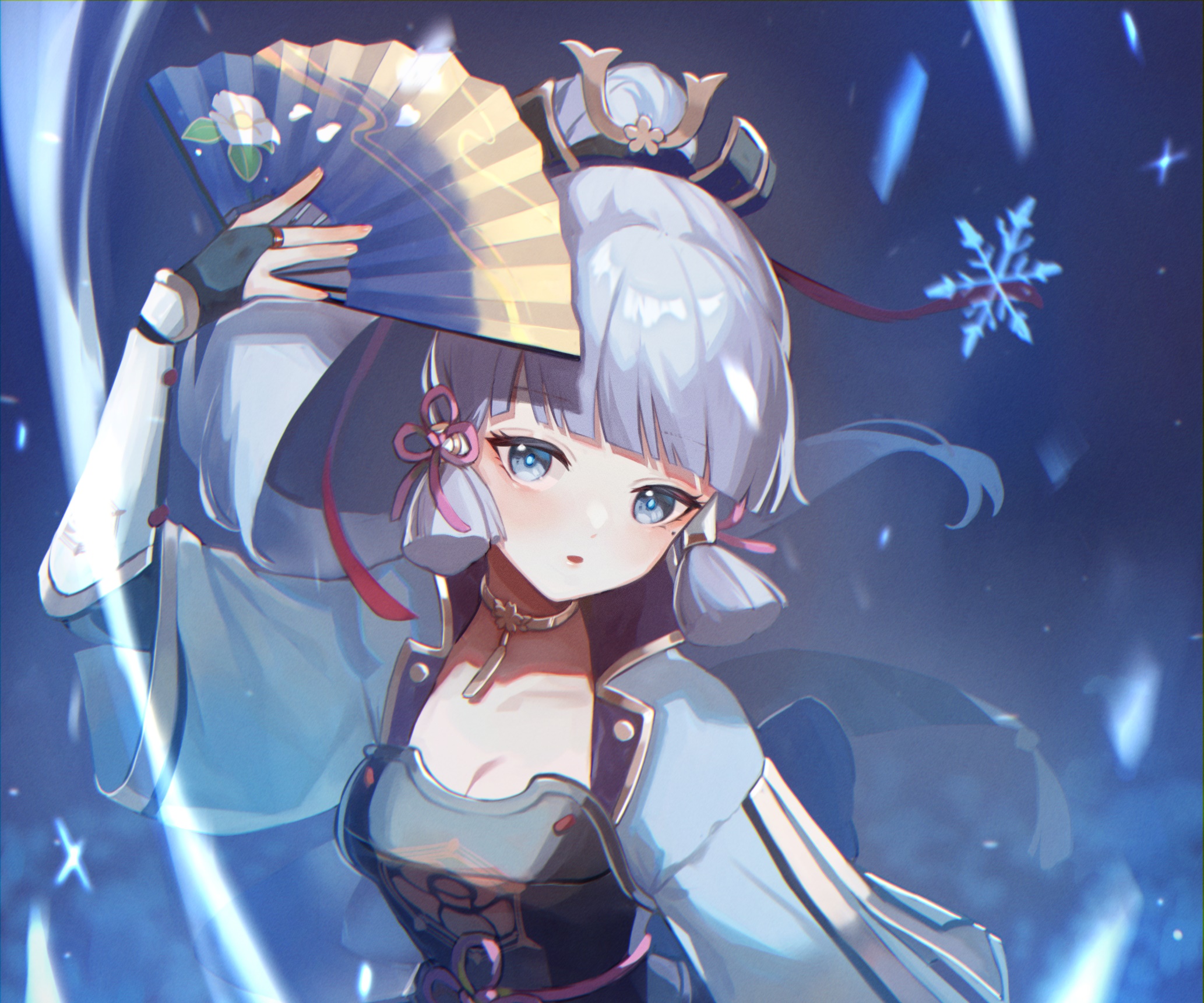 Kamisato Ayaka from Genshin Impact HD Wallpaper