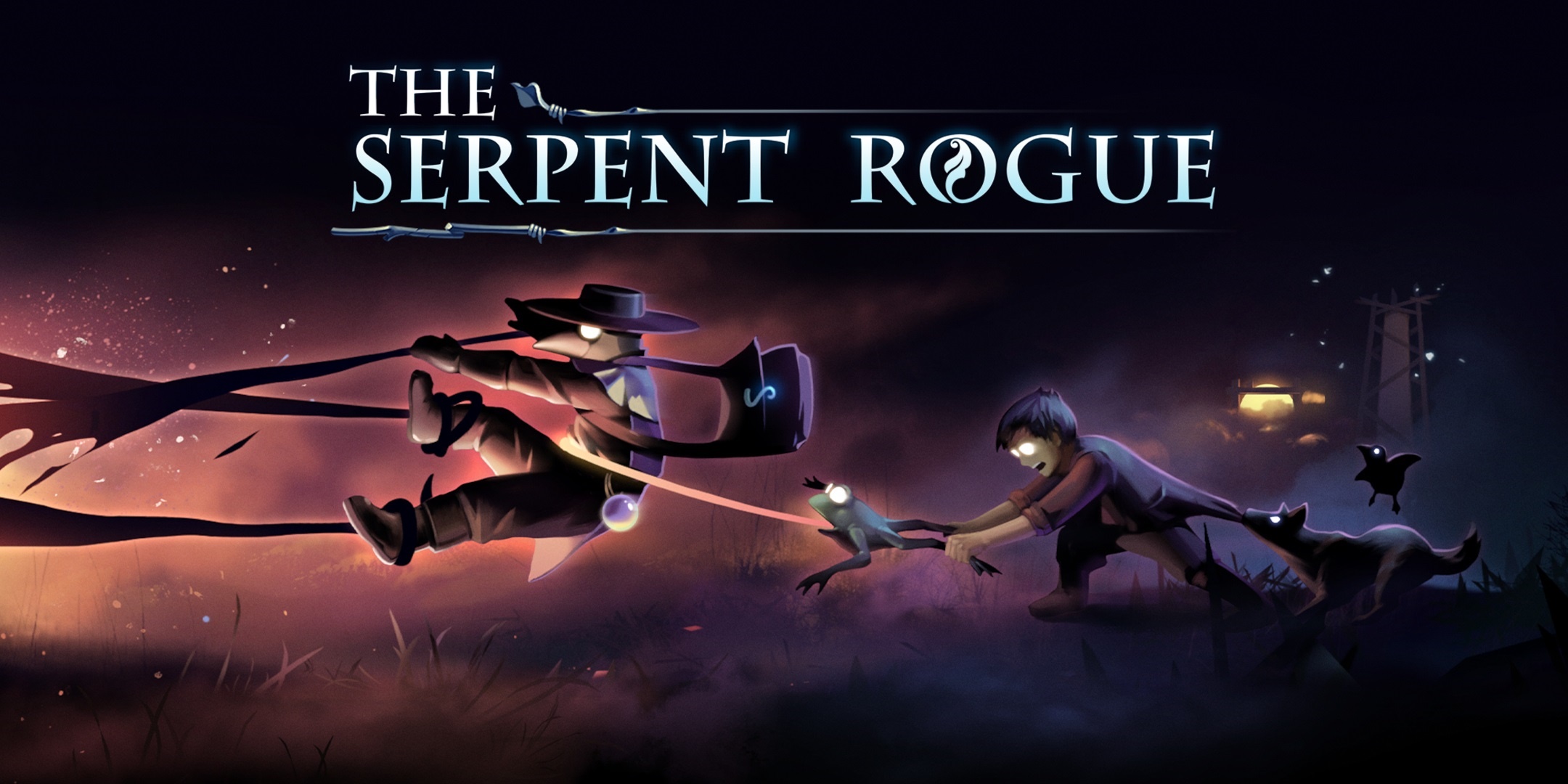The Serpent Rogue game title with characters HD Wallpaper