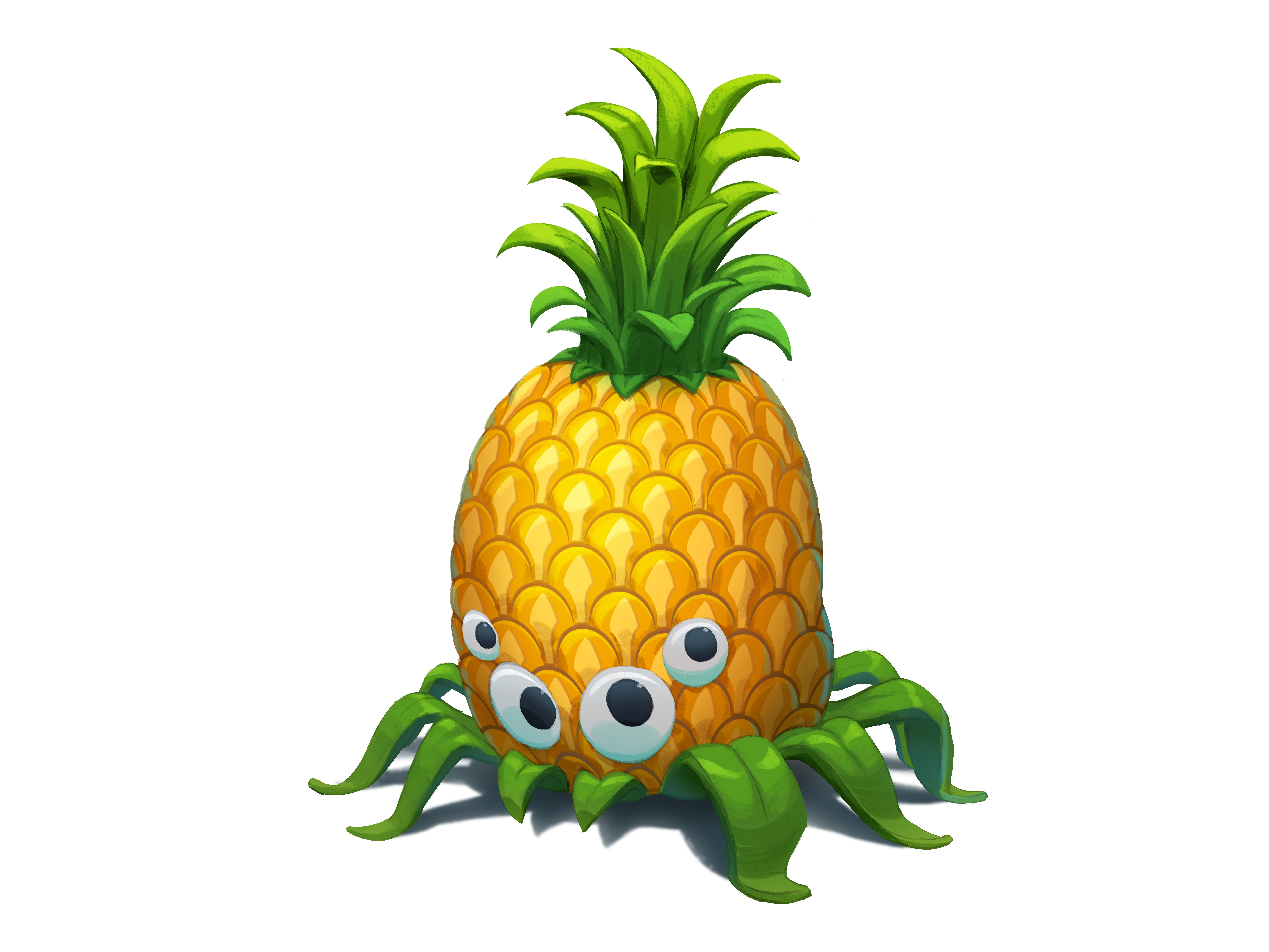 Bugsnax pineapple creature HD Wallpaper