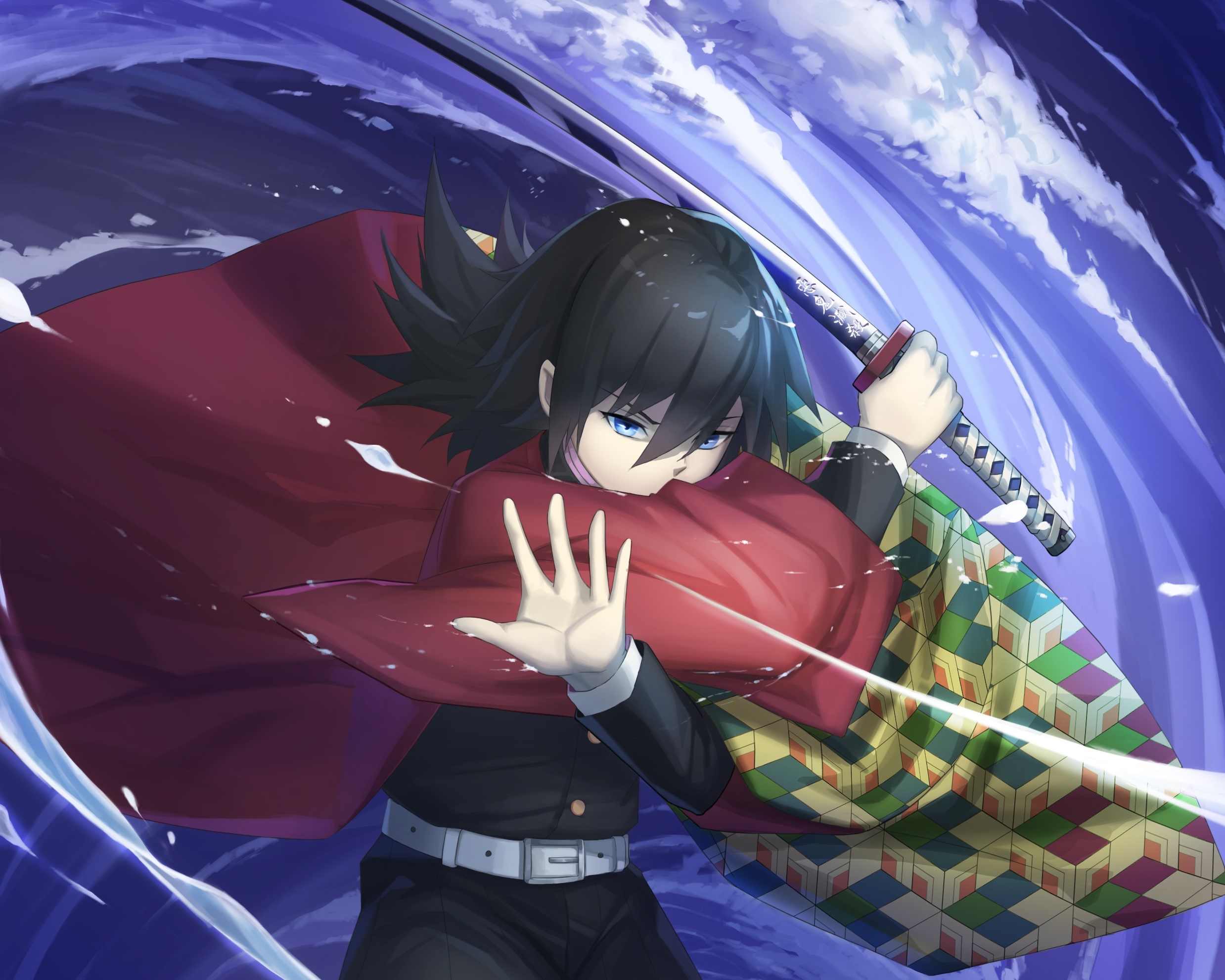 Giyuu Tomioka from Demon Slayer: Kimetsu No Yaiba HD Wallpaper
