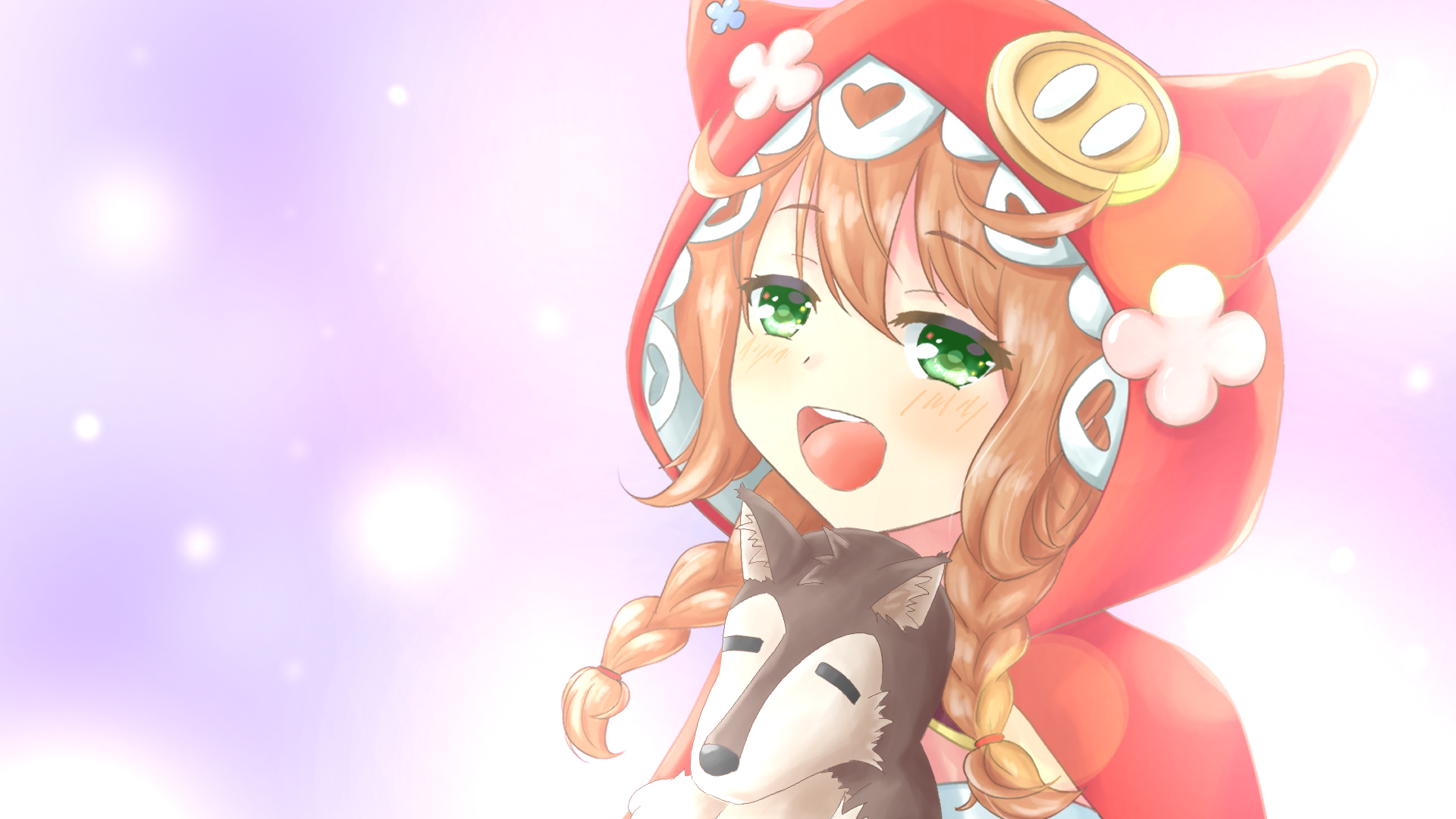 Warabeda Meiji from Virtual Youtuber HD Wallpaper