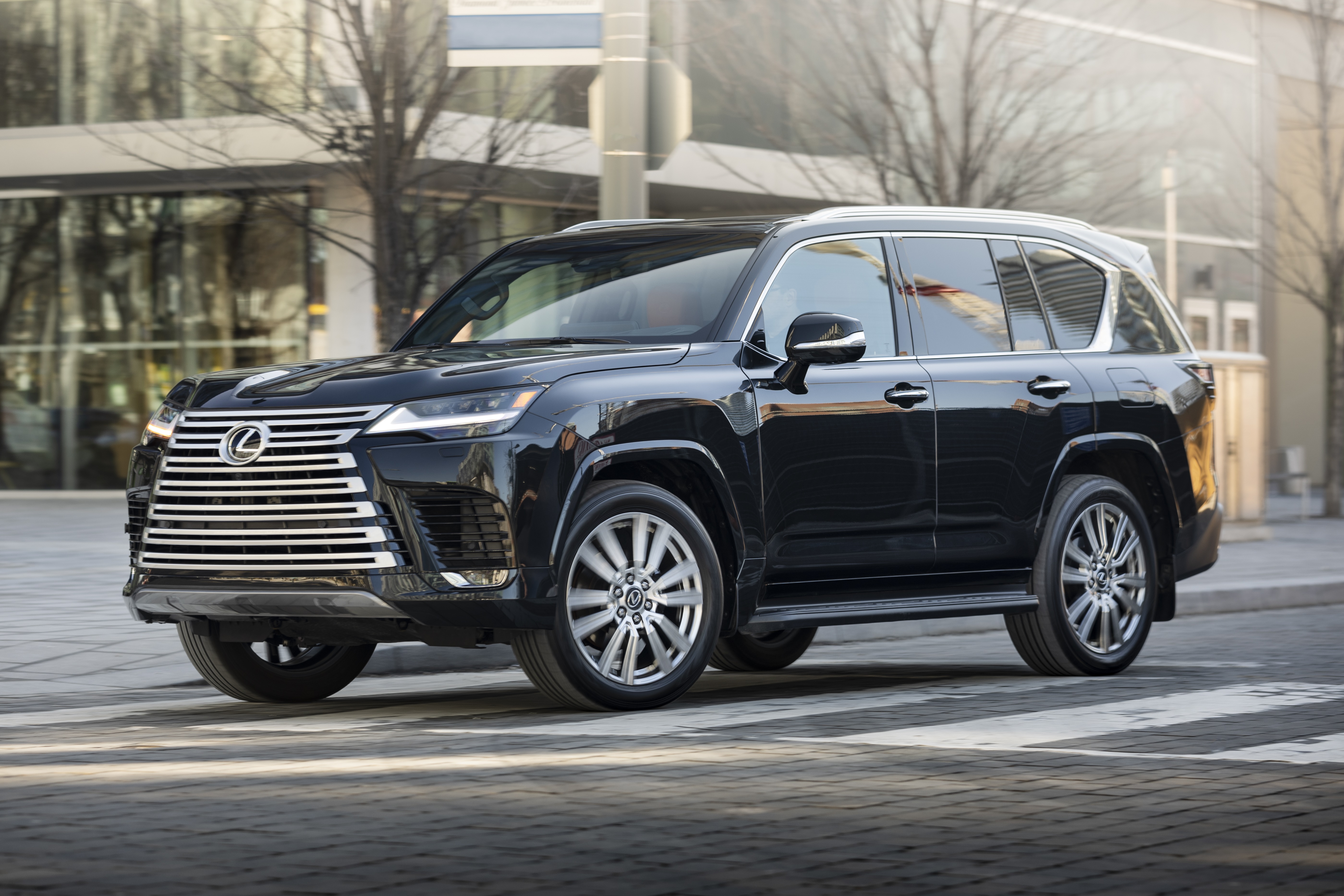Black Lexus LX 600 4K HD Wallpaper