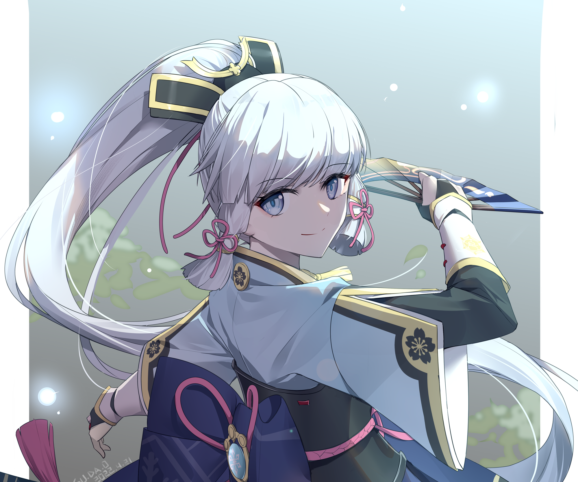 Kamisato Ayaka from Genshin Impact HD Wallpaper